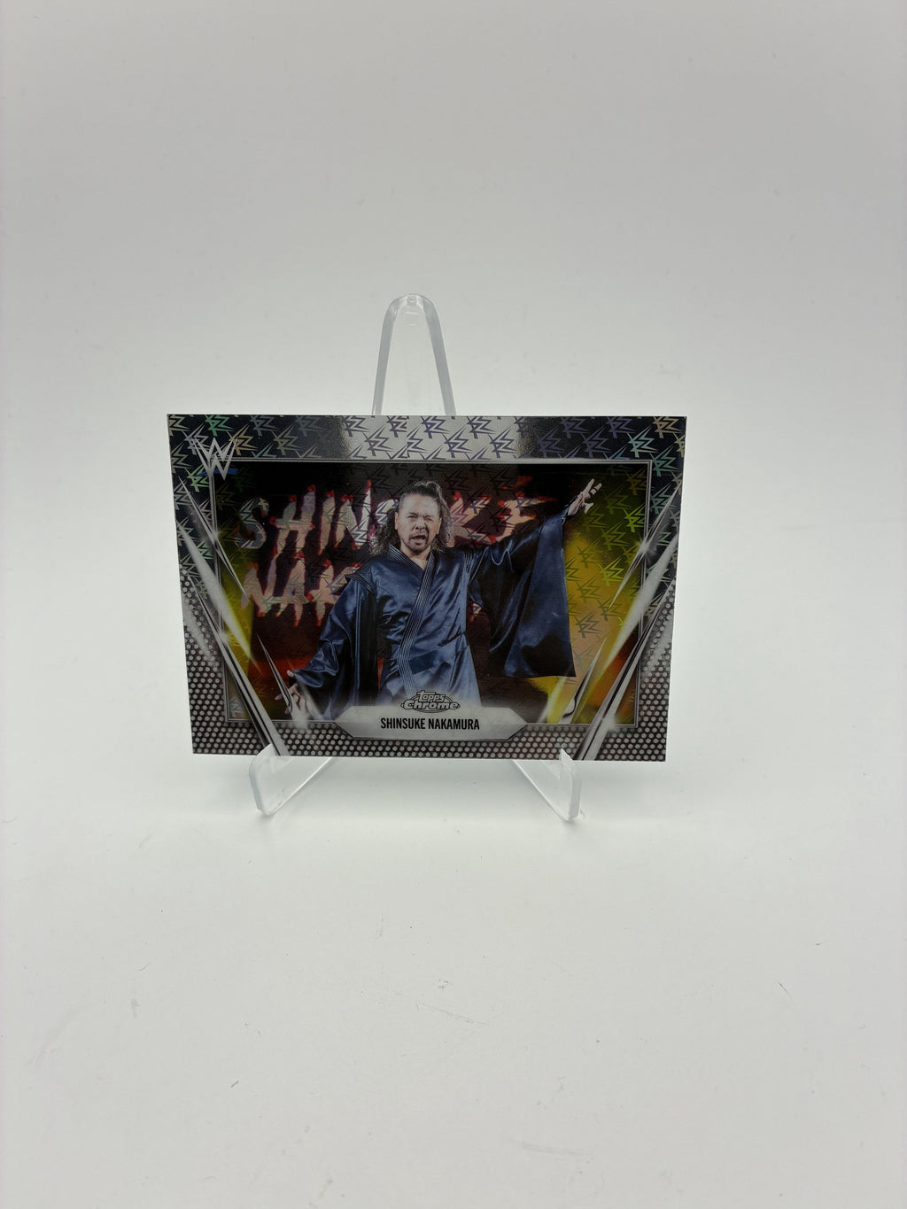 2026 Topps Chrome WWE #36 Shinsuke Nakamura Logofractor