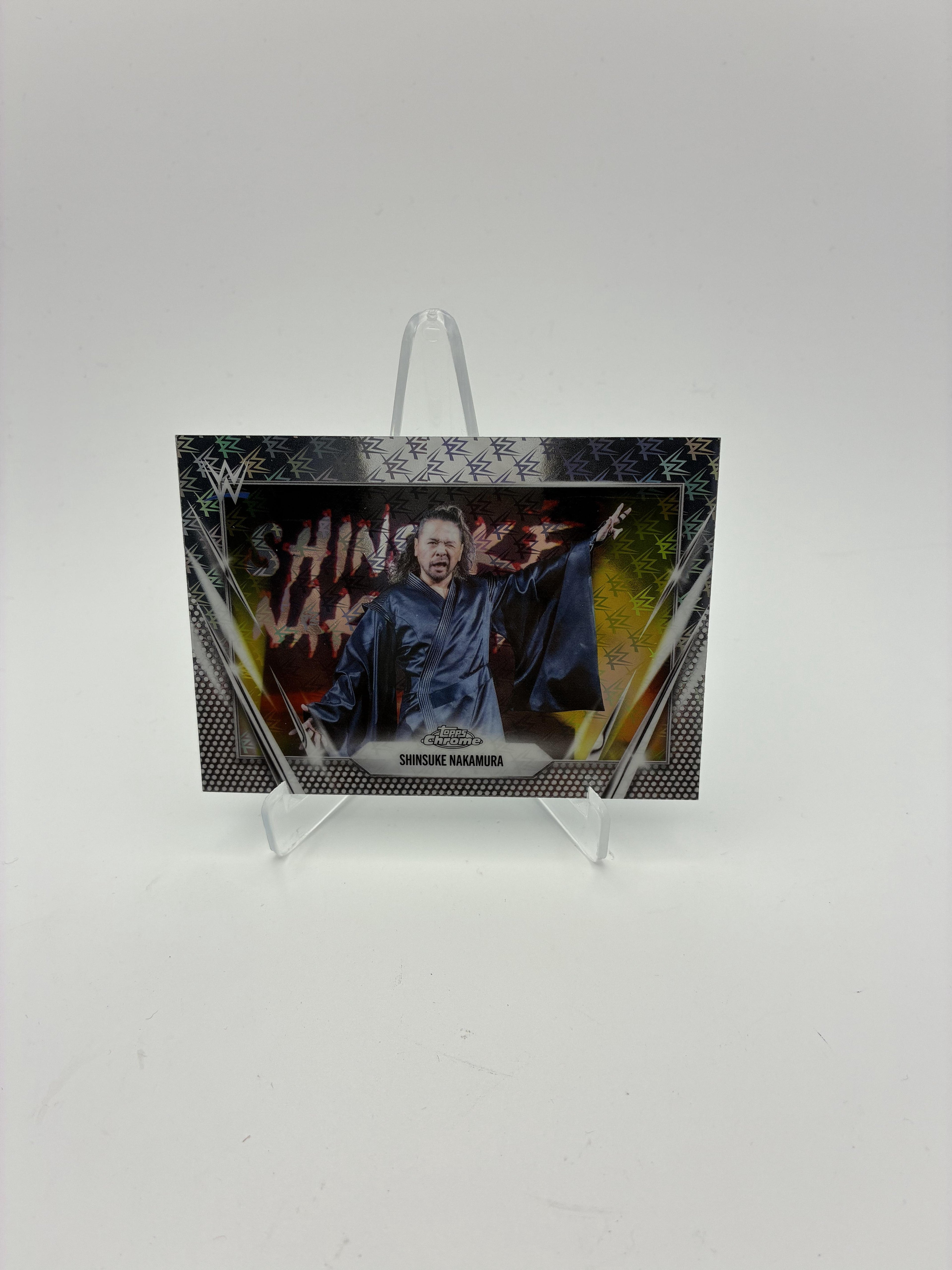 2026 Topps Chrome WWE #36 Shinsuke Nakamura Logofractor