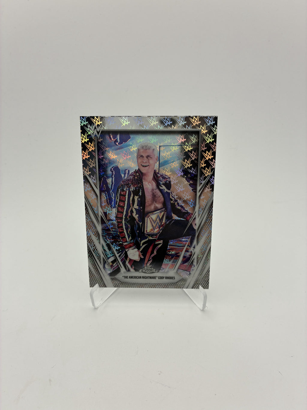 2026 Topps Chrome WWE #21 "The American Nightmare" Cody Rhodes Logofractor