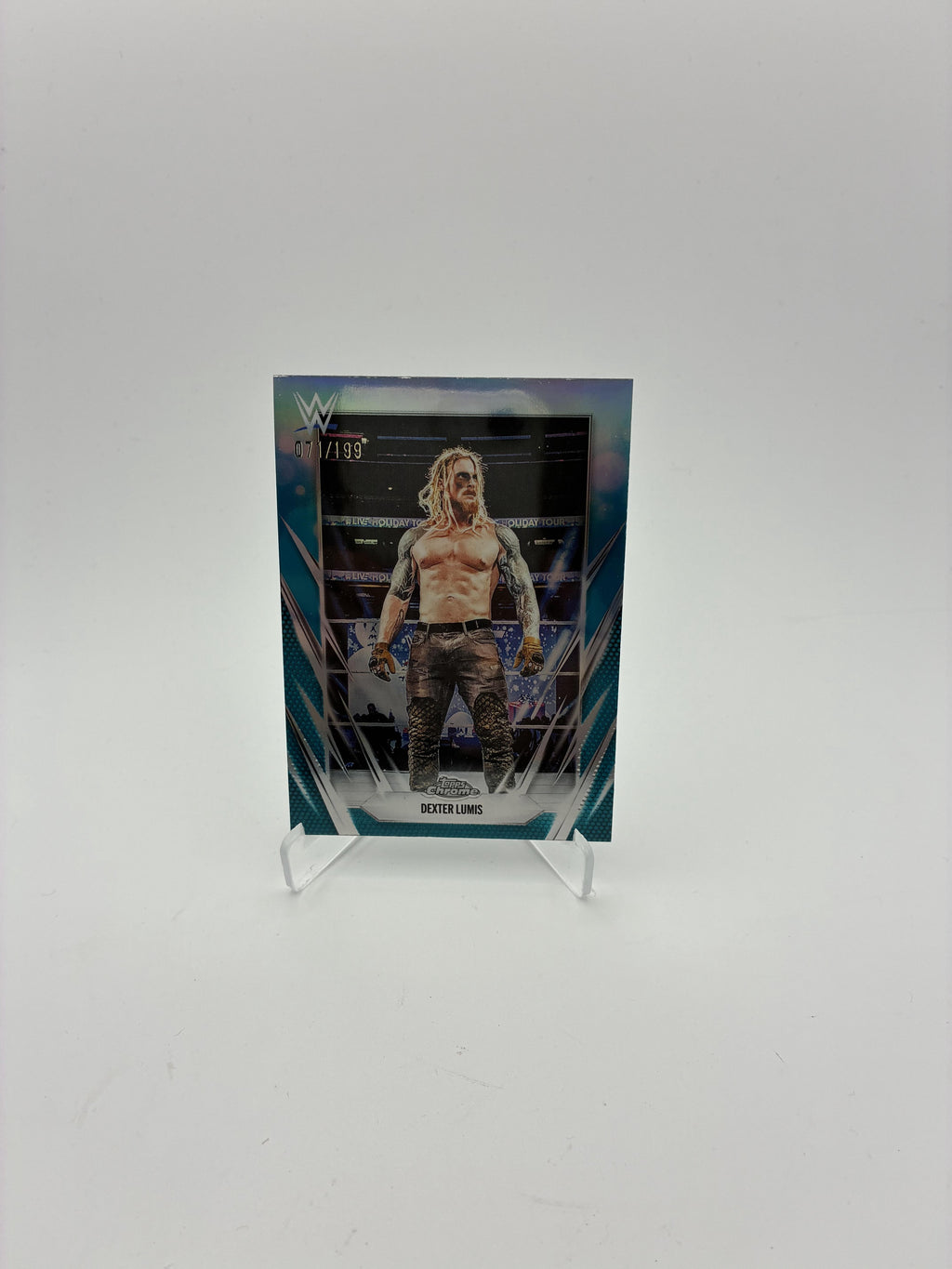 2026 Topps Chrome WWE #171 Dexter Lumis Aqua Refractor #/199