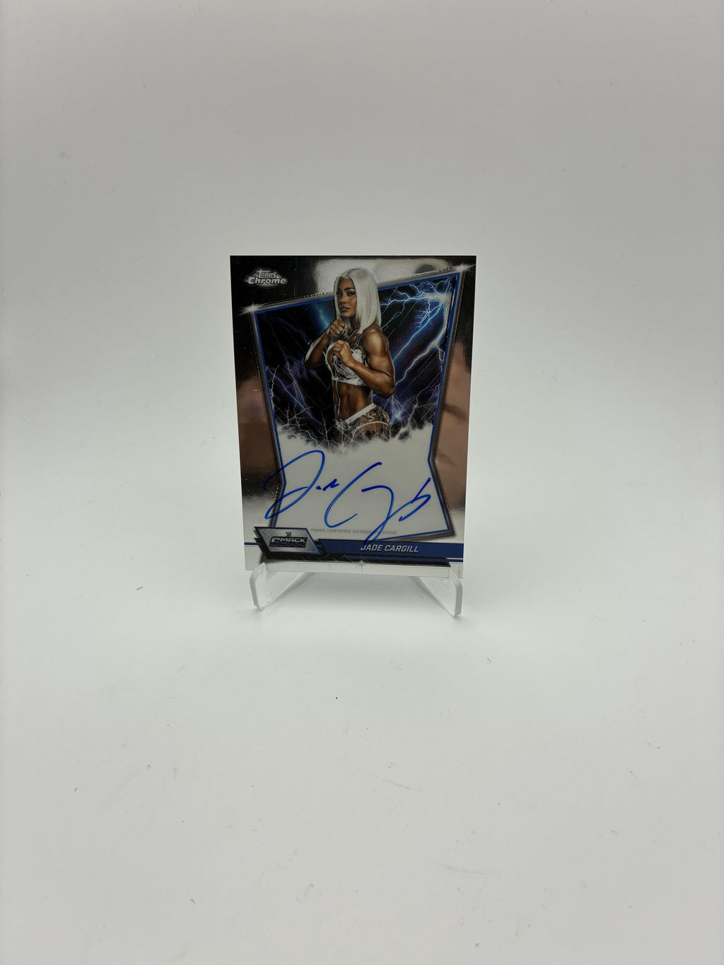 2025 Topps Chrome WWE #BBA-JAD Jade Cargill Blue Brand Autographs
