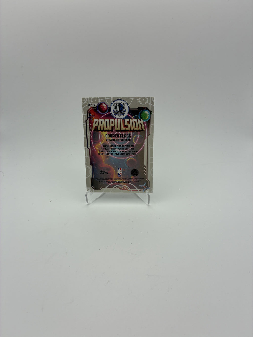 2025-26 Topps Cosmic Chrome Cooper Flagg Propulsion RC Refractor Rookie #PRP-16