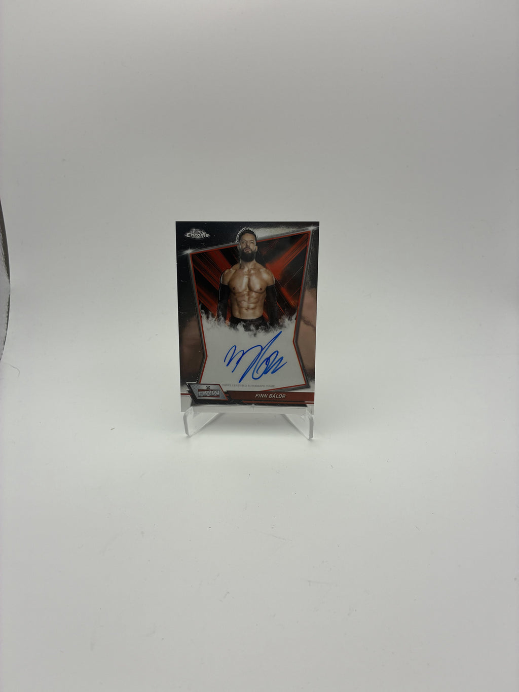 2026 Topps Chrome WWE #RBA-FIN Finn BÃ¡lor Red Brand Autographs