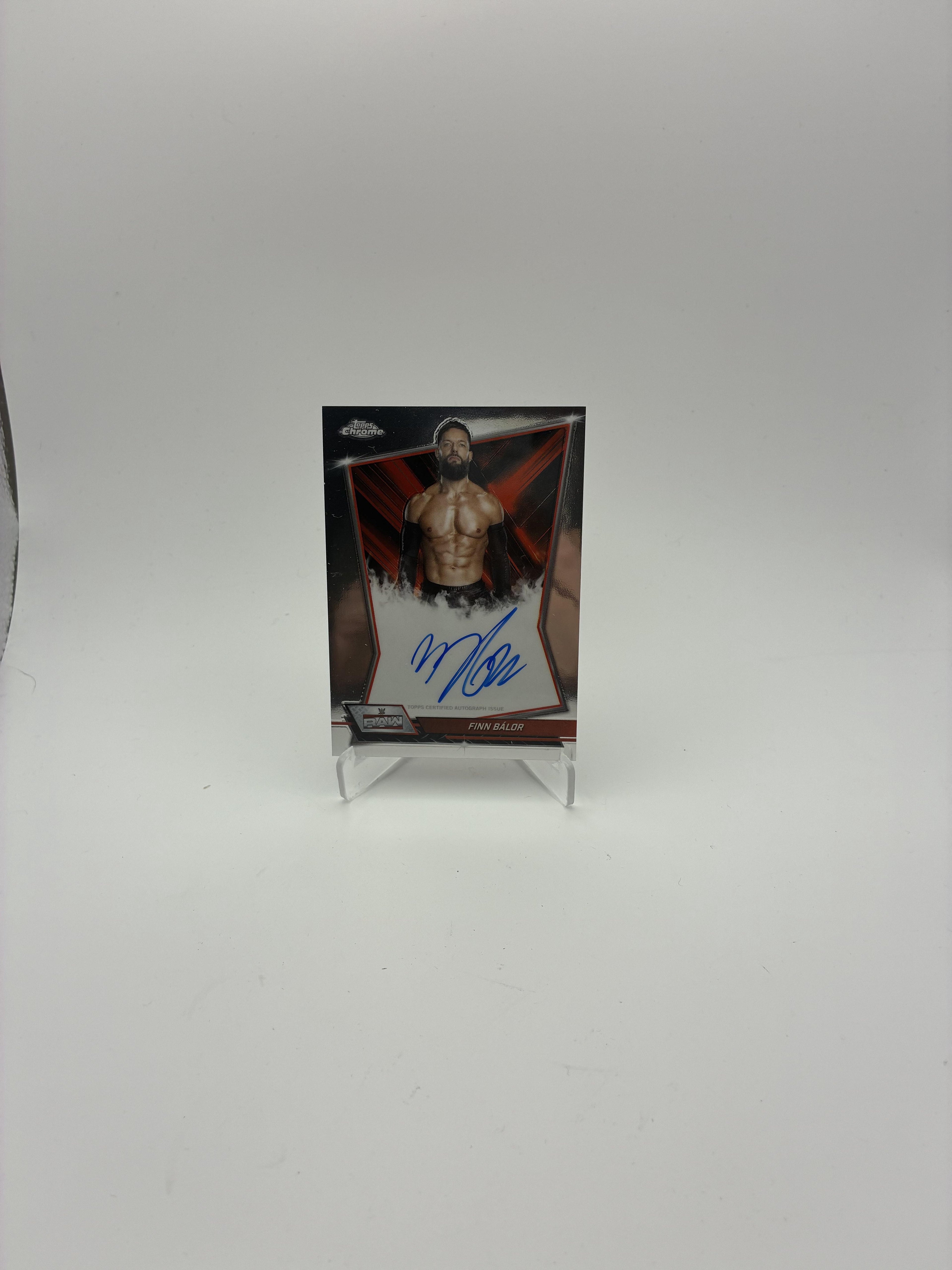 2026 Topps Chrome WWE #RBA-FIN Finn BÃ¡lor Red Brand Autographs