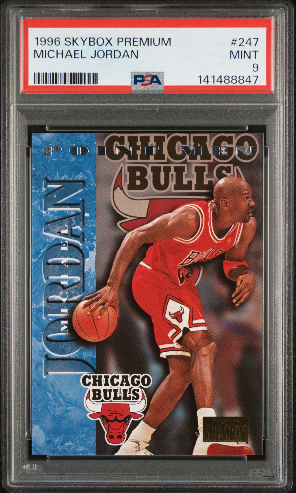 1996 Skybox Premium #247 Michael Jordan PSA 9
