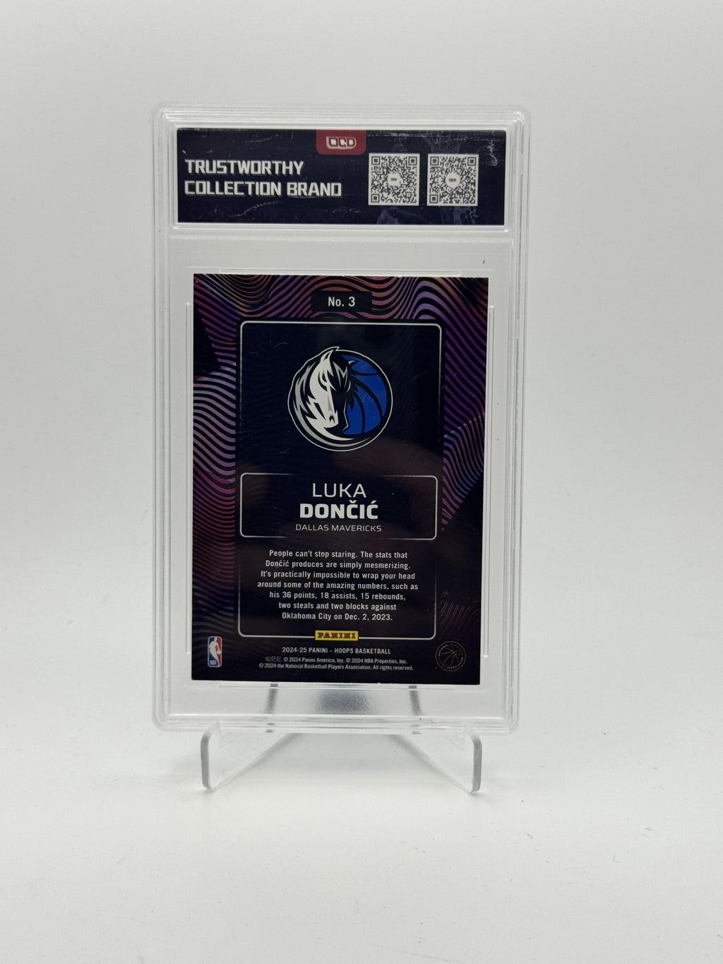 2024-25 Panini Hoops Luka Doncic Hipnotized #3 OCD-9.5