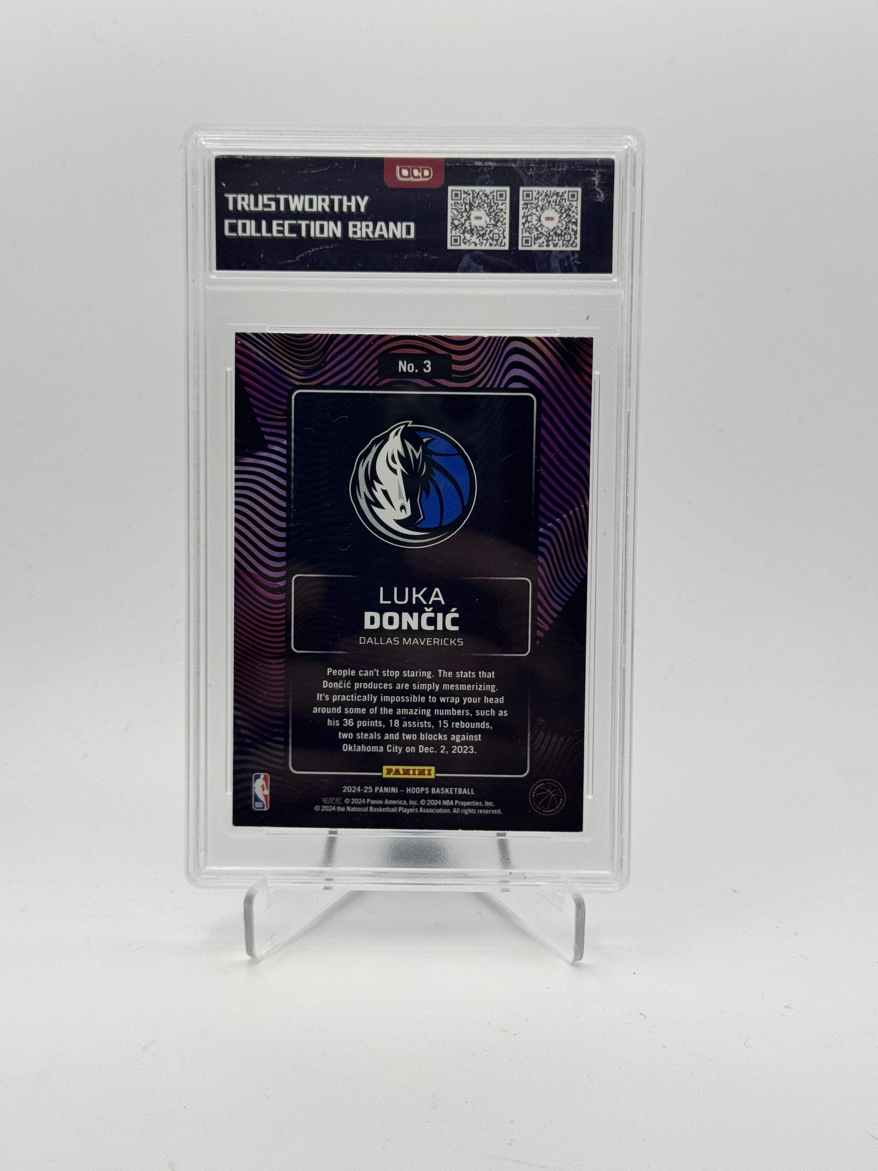 2024-25 Panini Hoops Luka Doncic Hipnotized #3 OCD-9.5