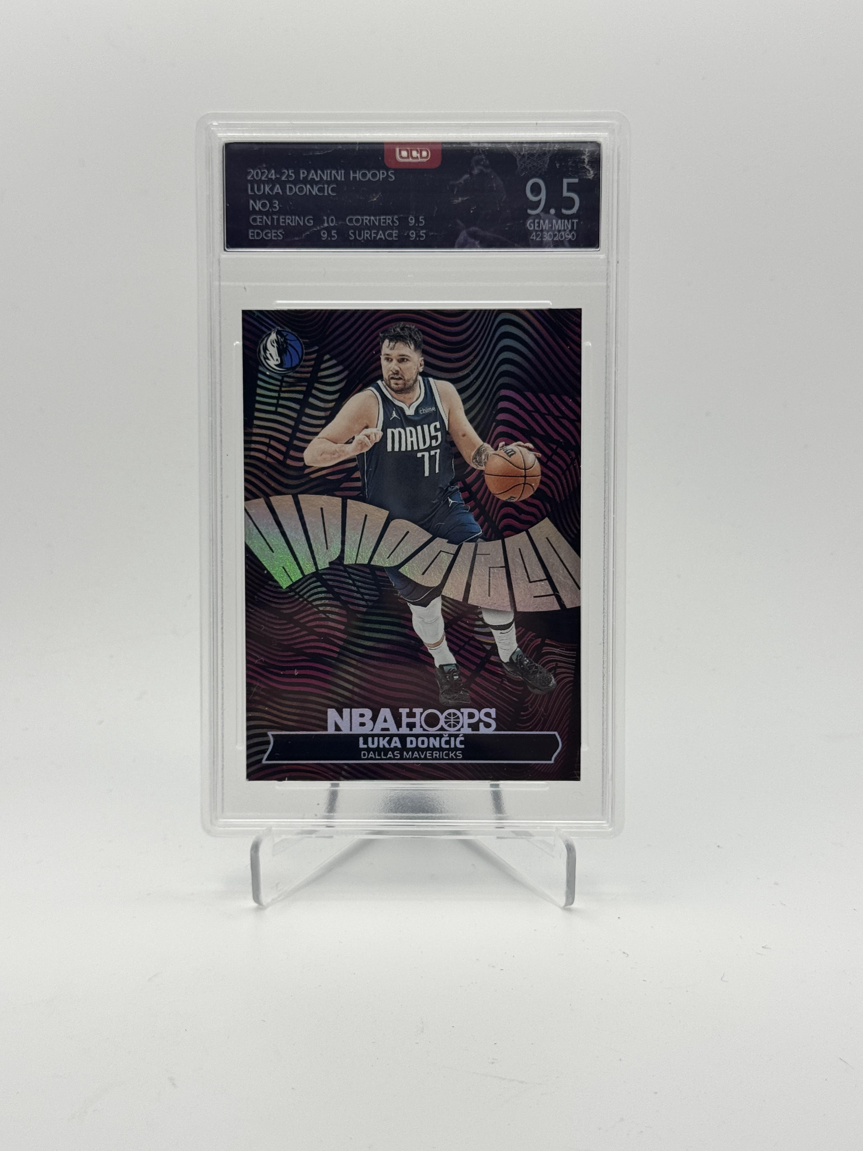 2024-25 Panini Hoops Luka Doncic Hipnotized #3 OCD-9.5