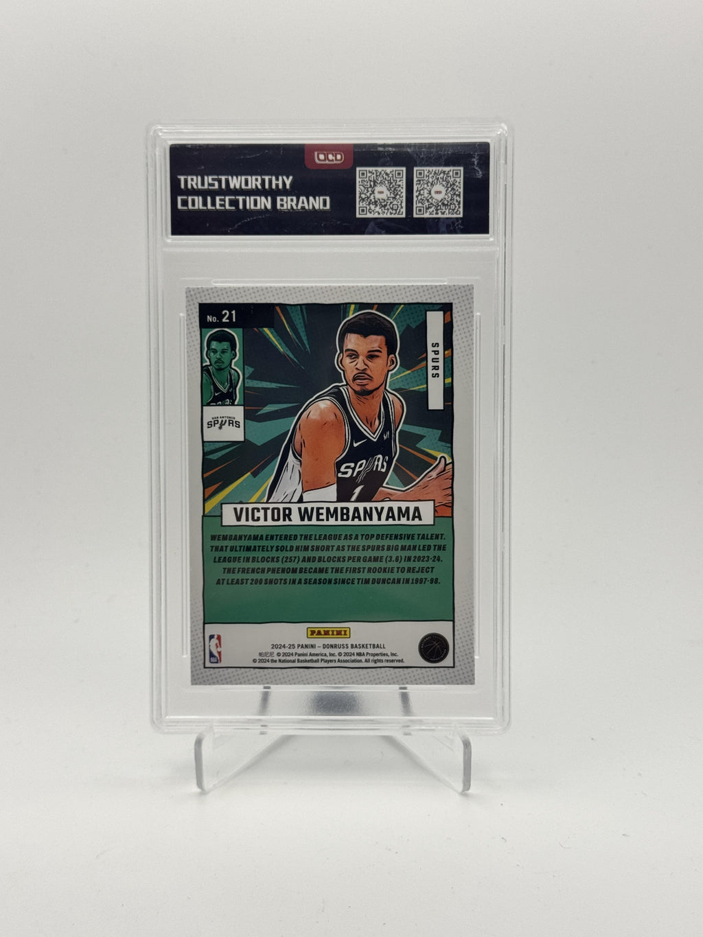 2024-25 Donruss #21 Victor Wembanyama Net Marvels OCD - 10