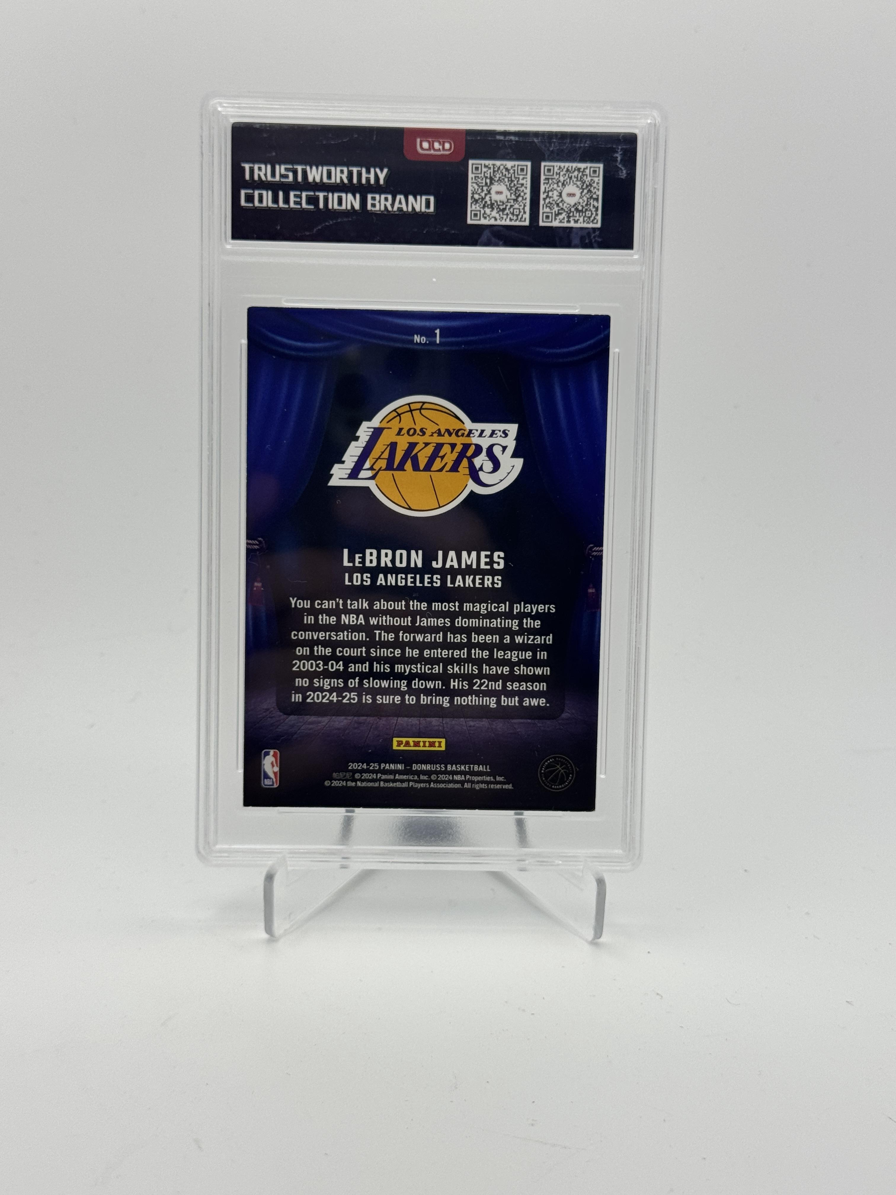 2024-25 Donruss #1 LeBron James Magicians OCD-10
