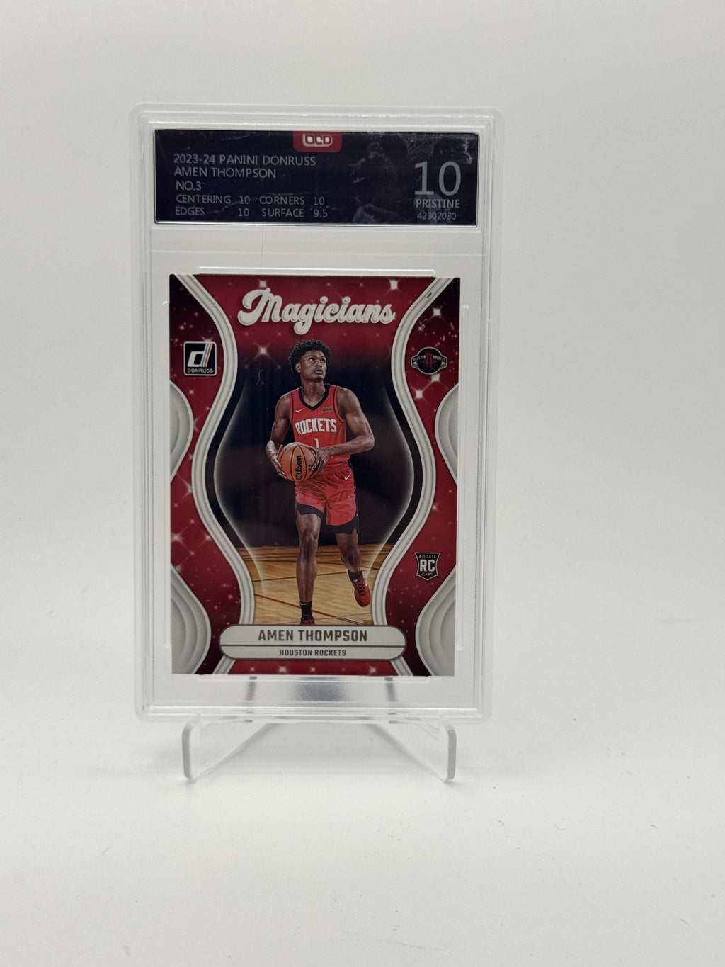 2023-24 Donruss #3 Amen Thompson Magicians OCD-10