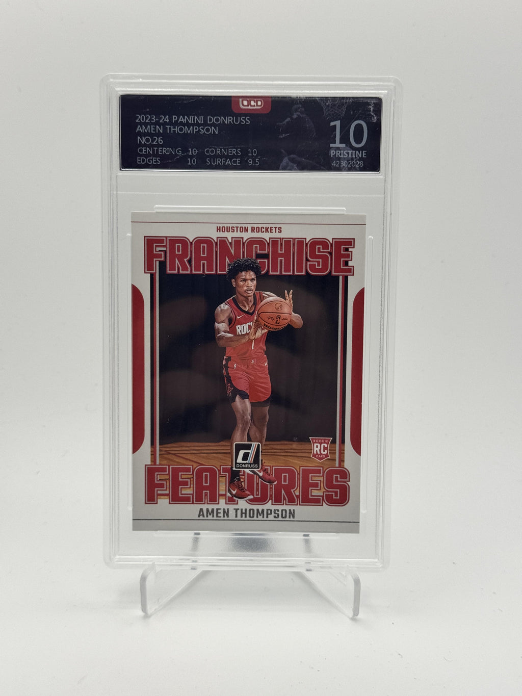 2023-24 Donruss #26 Amen Thompson Franchise Features OCD-10