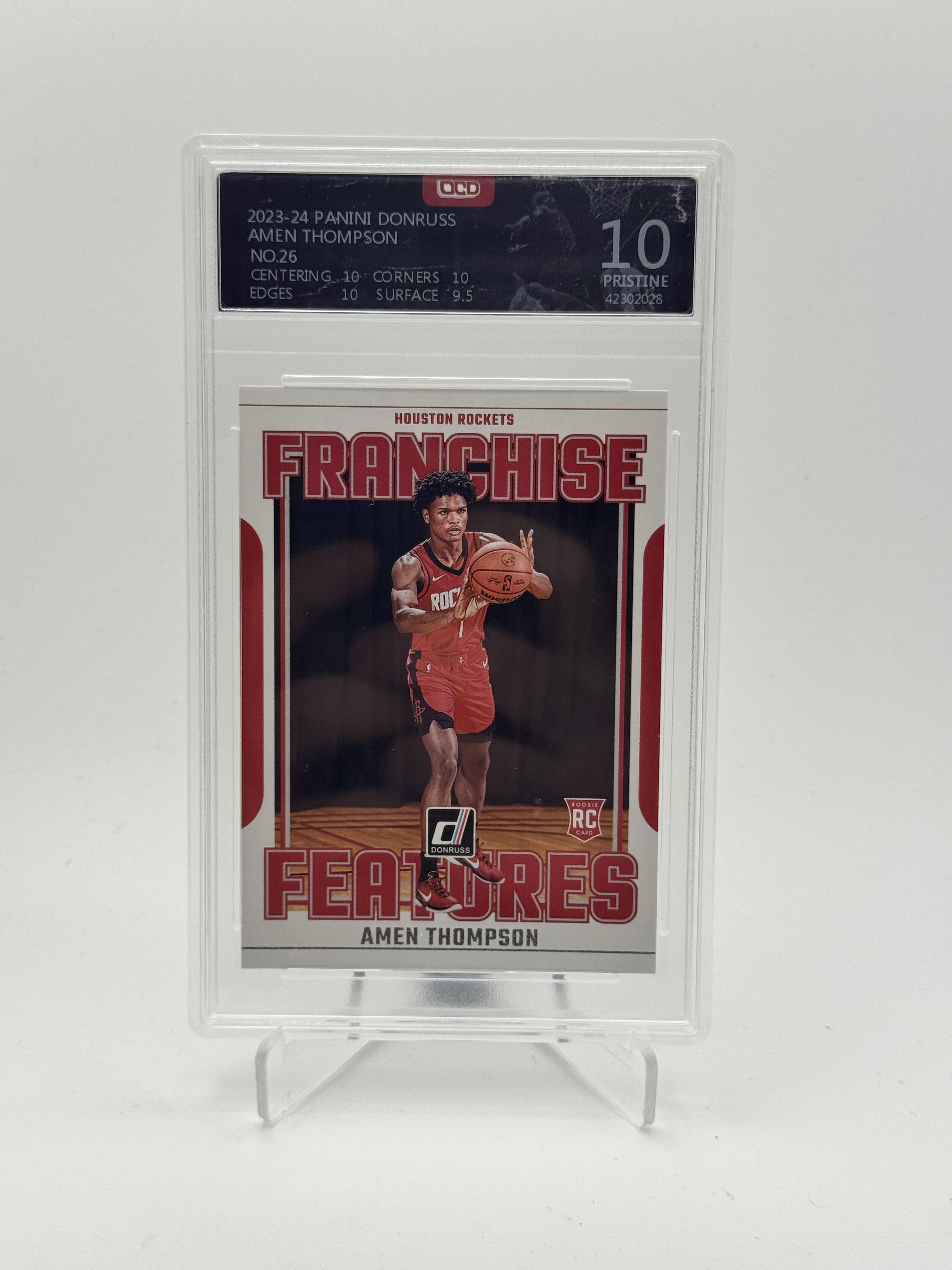 2023-24 Donruss #26 Amen Thompson Franchise Features OCD-10