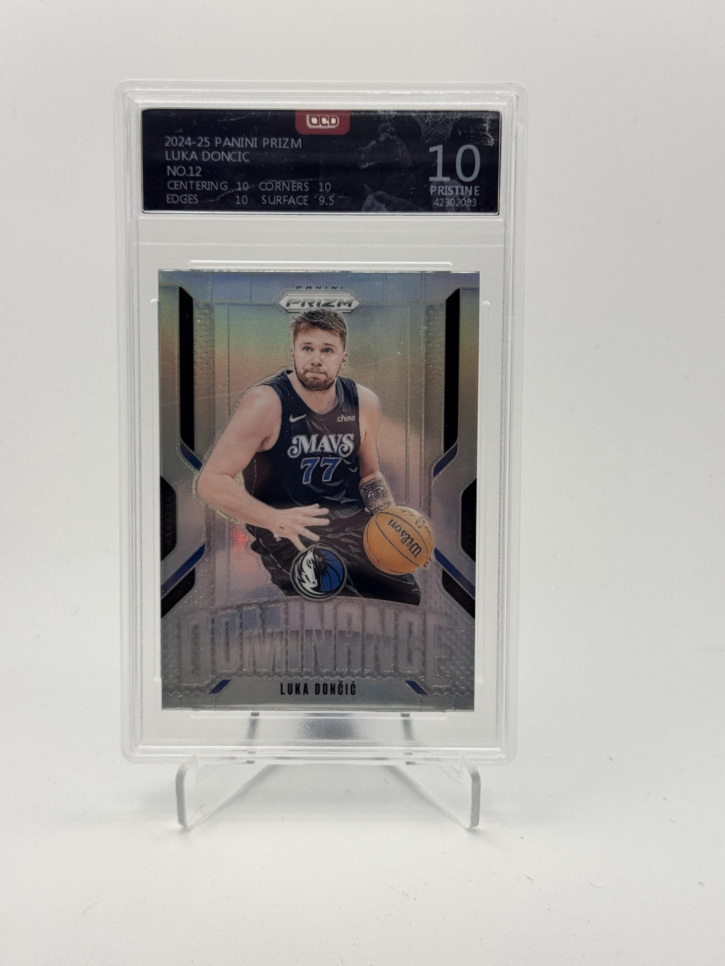 2024-25 Panini Prizm #12 Luka Doncic Dominance OCD -10