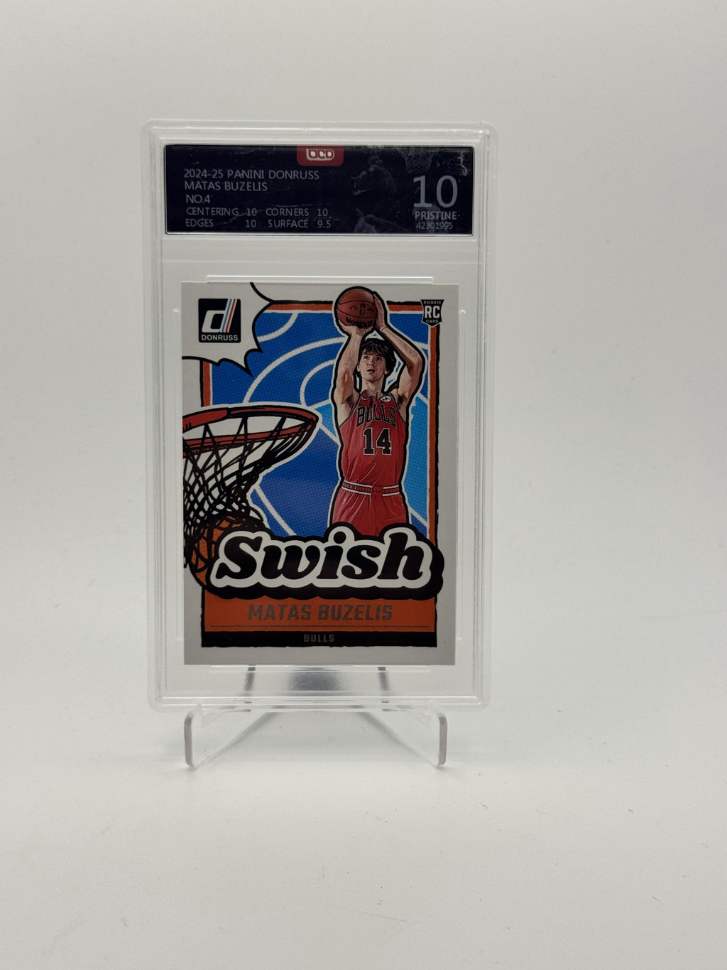 2024-25 Donruss #4 Matas Buzelis Swish OCD-10