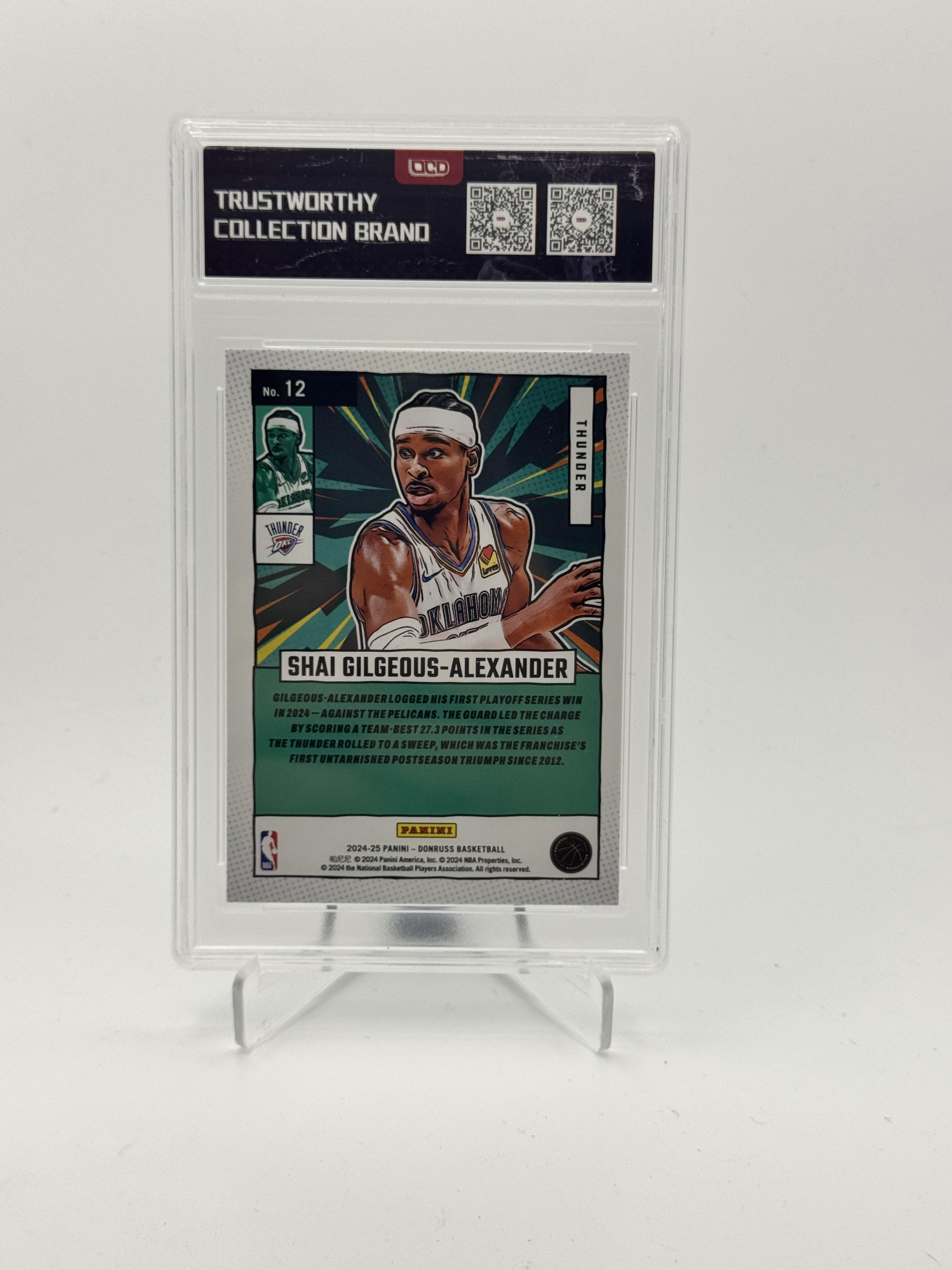 2024-25 Donruss #12 Shai Gilgeous-Alexander Net Marvels OCD-10