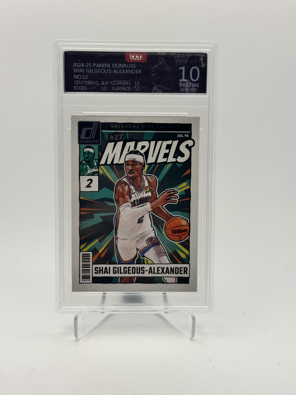 2024-25 Donruss #12 Shai Gilgeous-Alexander Net Marvels OCD-10