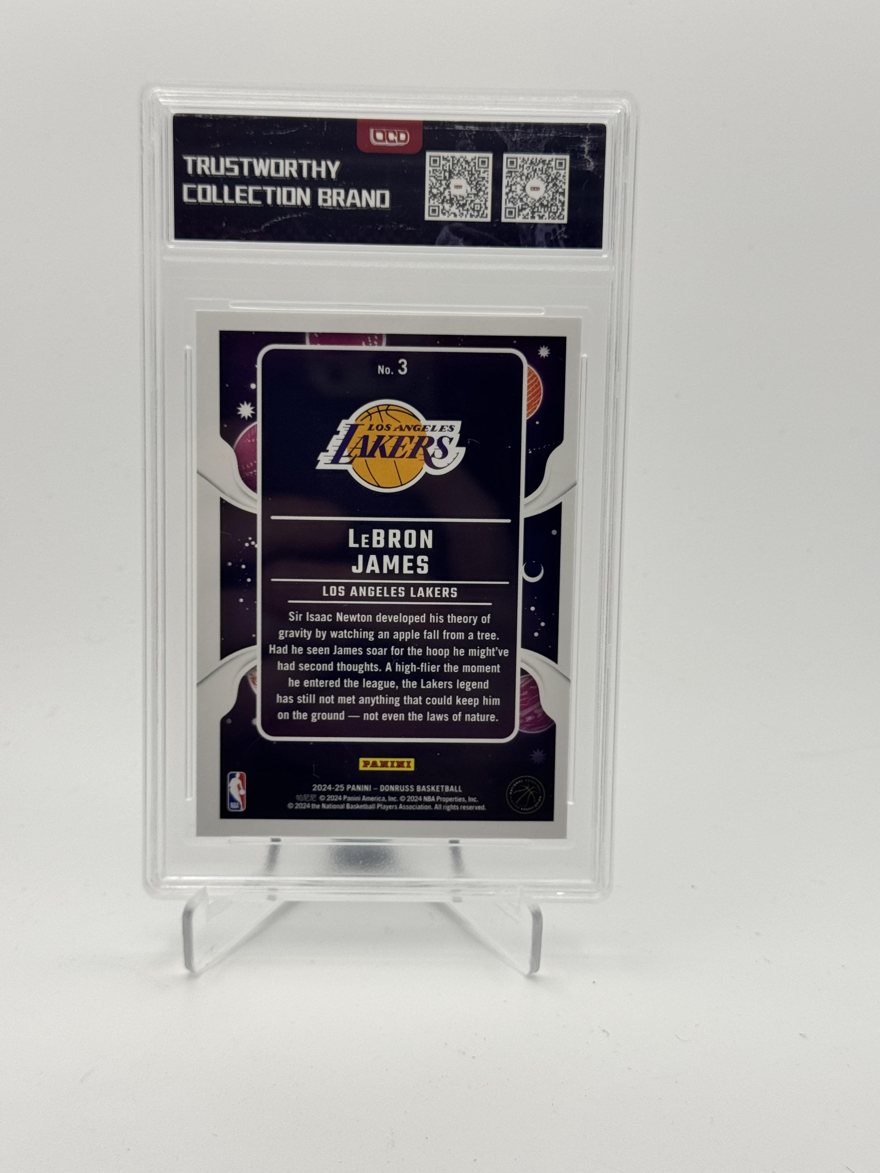 2024-25 Donruss #3 LeBron James Zero Gravity Diamond Other 10