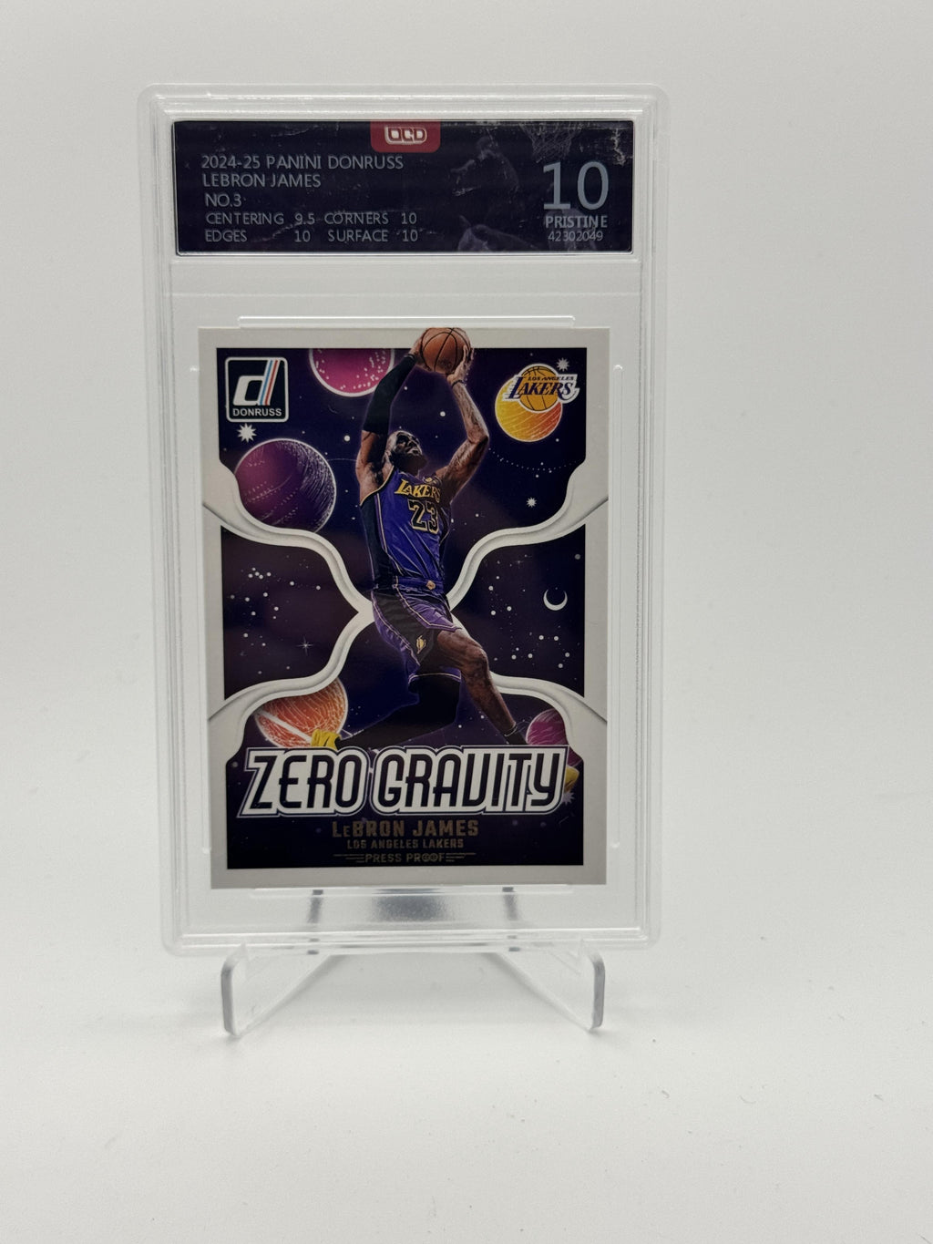 2024-25 Donruss #3 LeBron James Zero Gravity Diamond Other 10