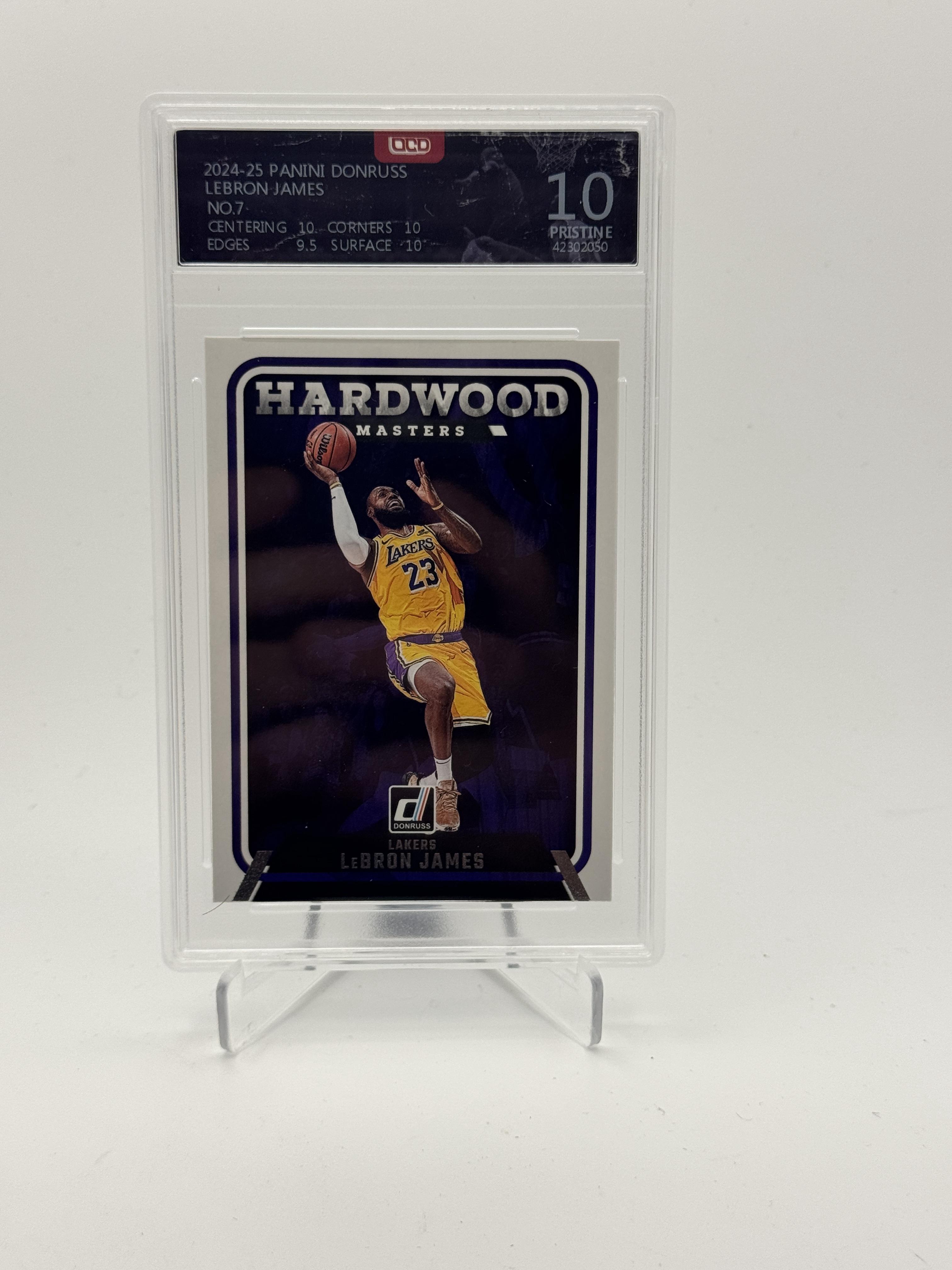 2024-25 Donruss #7 LeBron James Hardwood Masters OCD-10