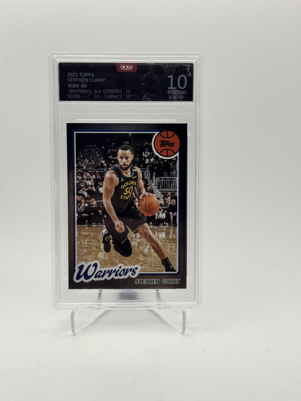 2025-26 Topps #80BK-89 Stephen Curry 1980-81 Topps Basketball OCD-10