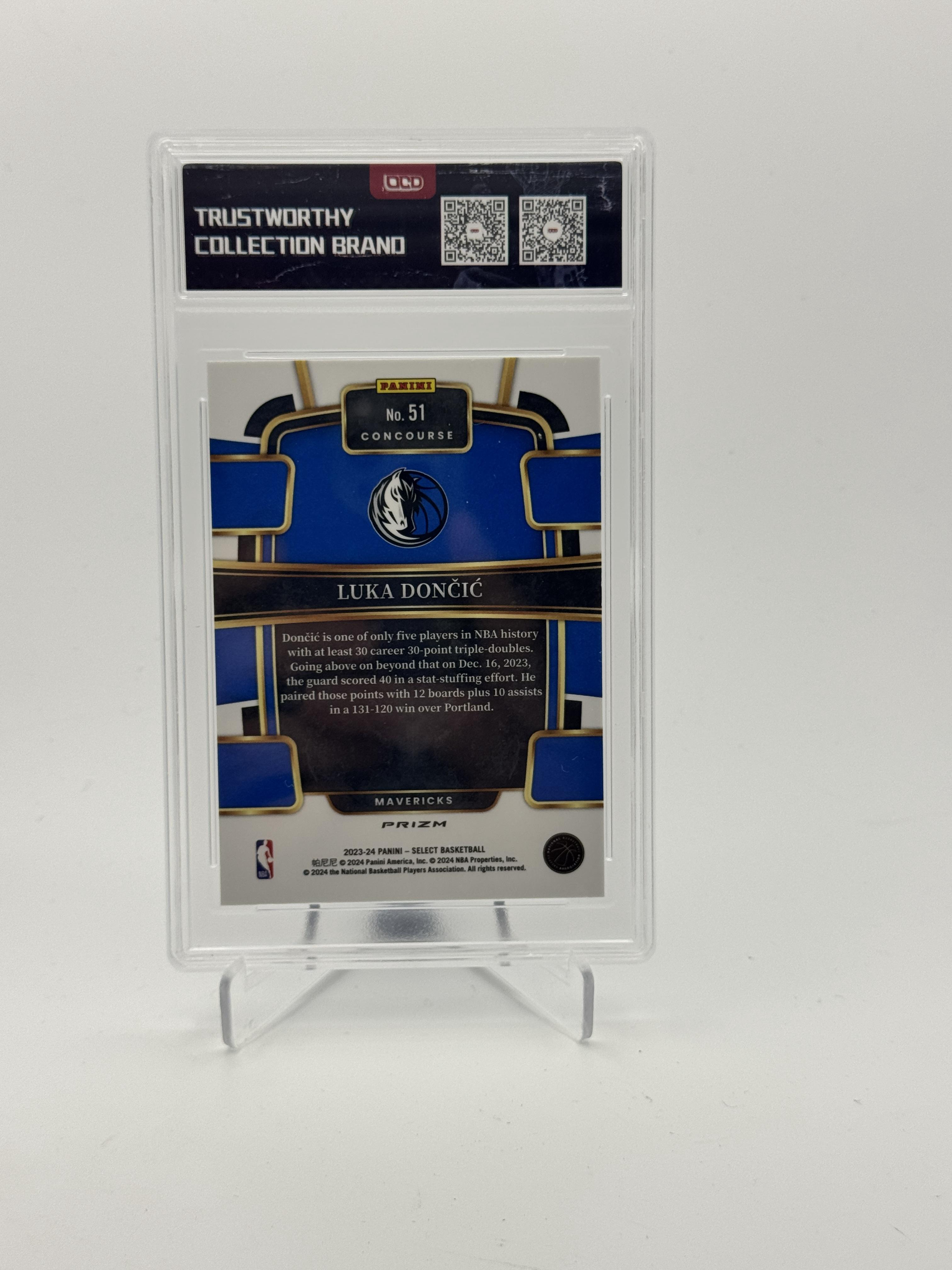 2022-23 Panini Select #51 Luka Doncic OCD-10