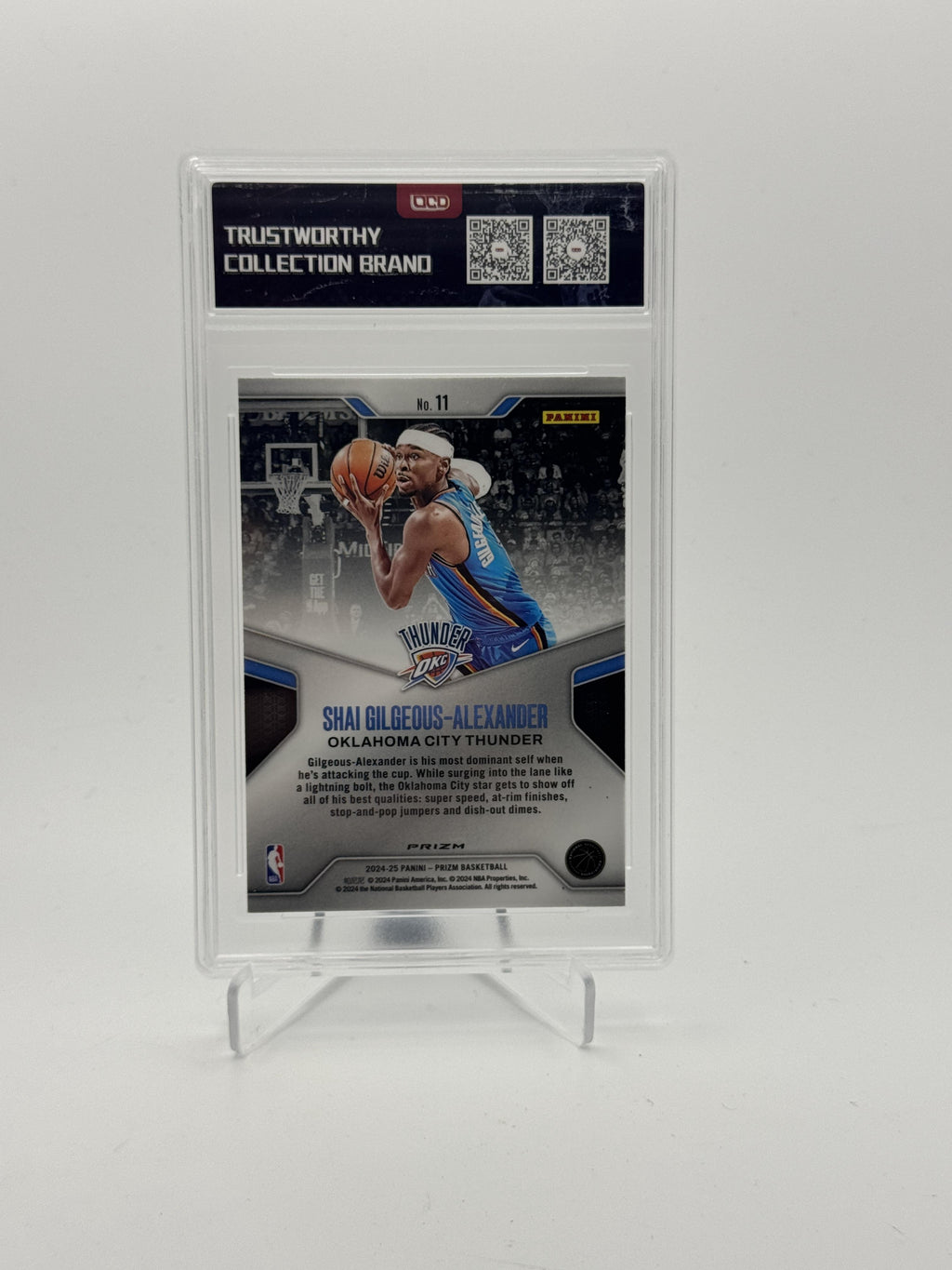 2024-25 Panini Prizm #11 Shai Gilgeous-Alexander Dominance OCD-10