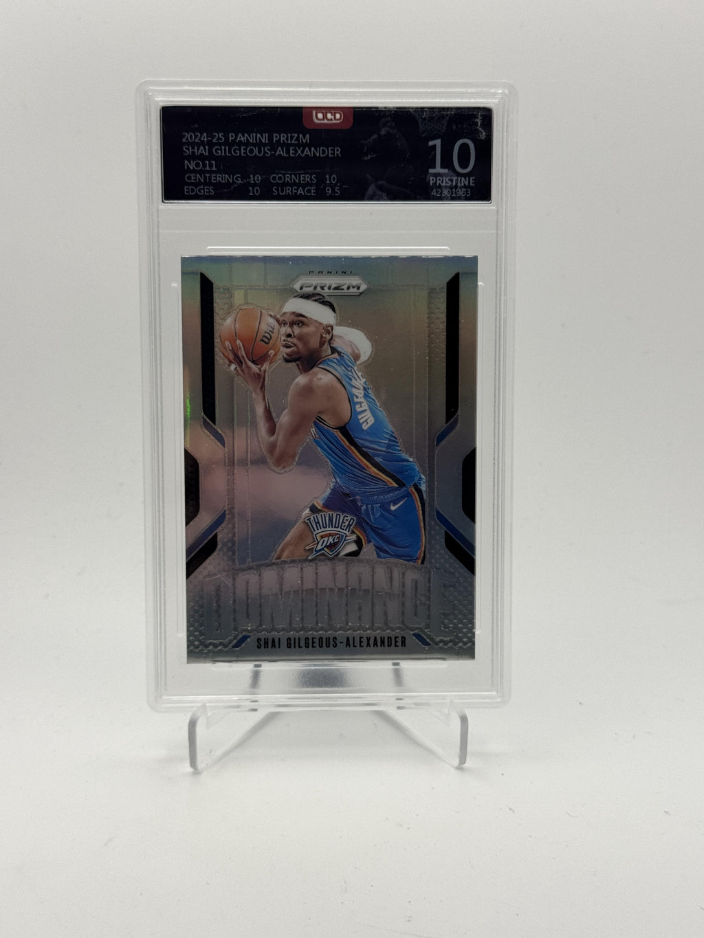 2024-25 Panini Prizm #11 Shai Gilgeous-Alexander Dominance OCD-10