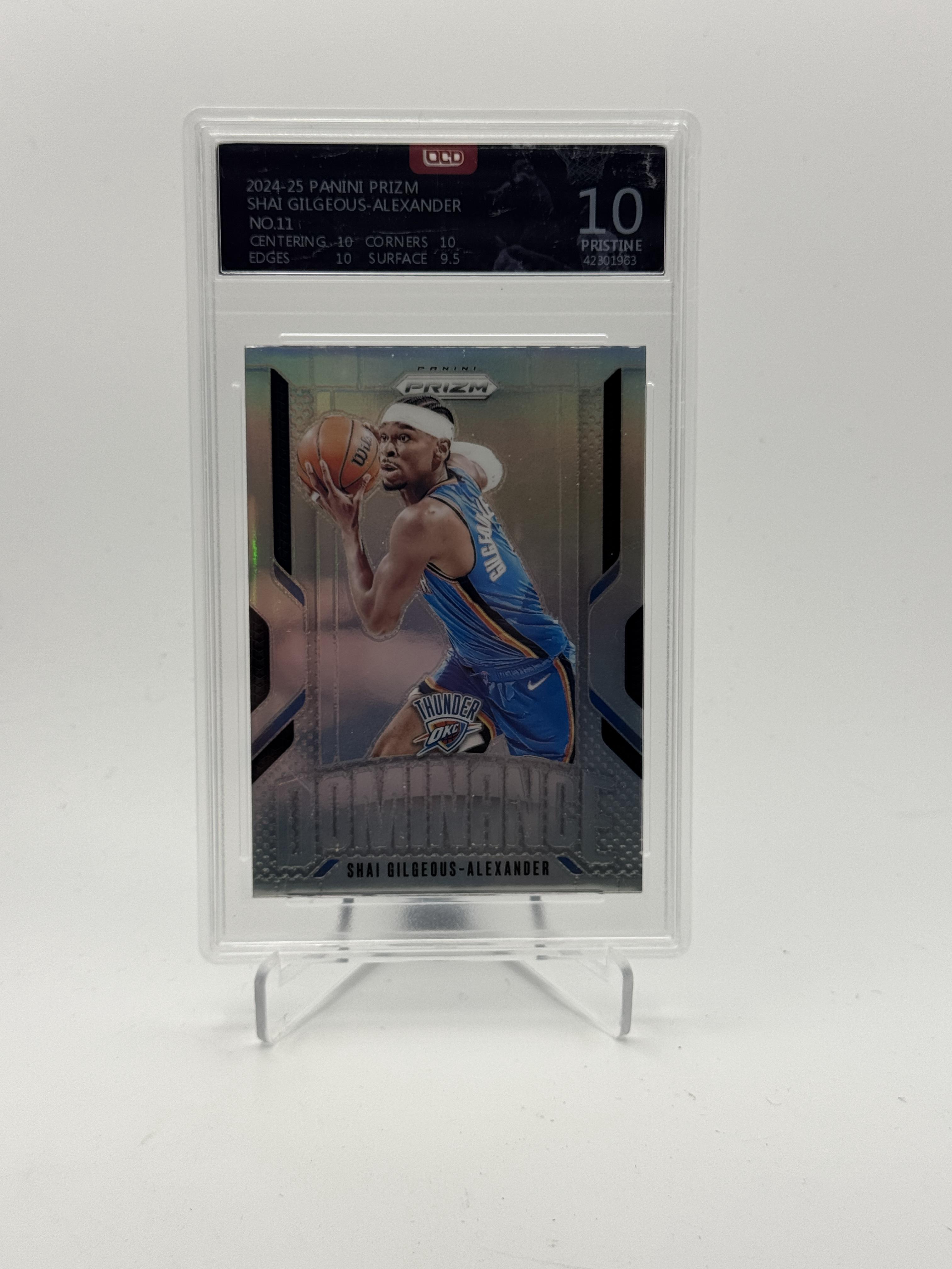 2024-25 Panini Prizm #11 Shai Gilgeous-Alexander Dominance OCD-10