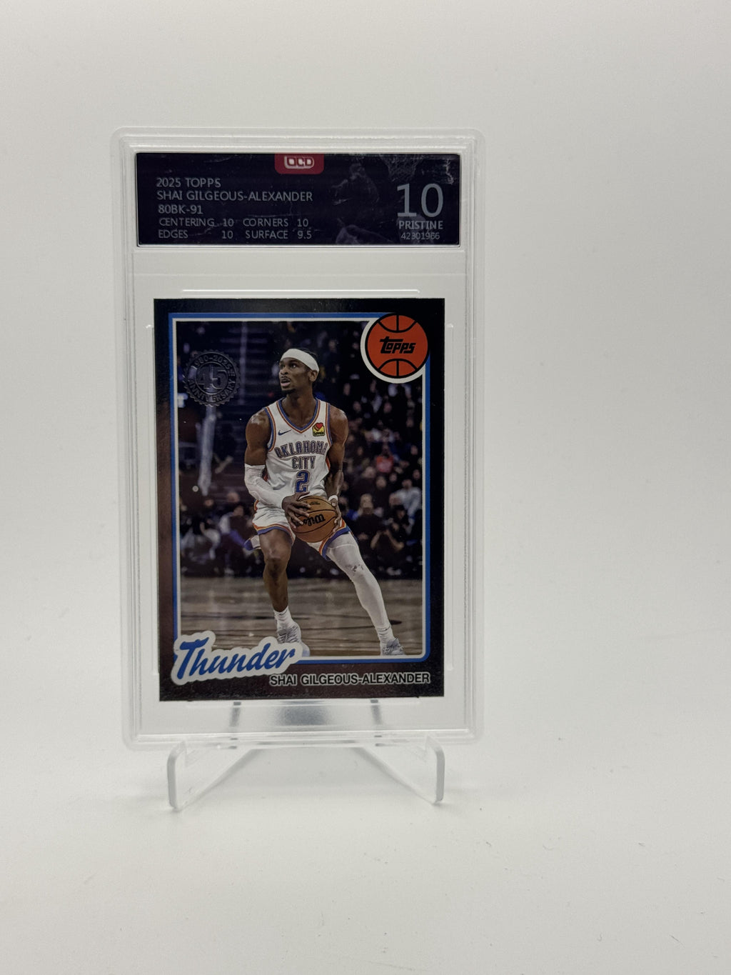 2025-26 Topps #80BK-91 Shai Gilgeous-Alexander 1980-81 Topps Basketball OCD-10