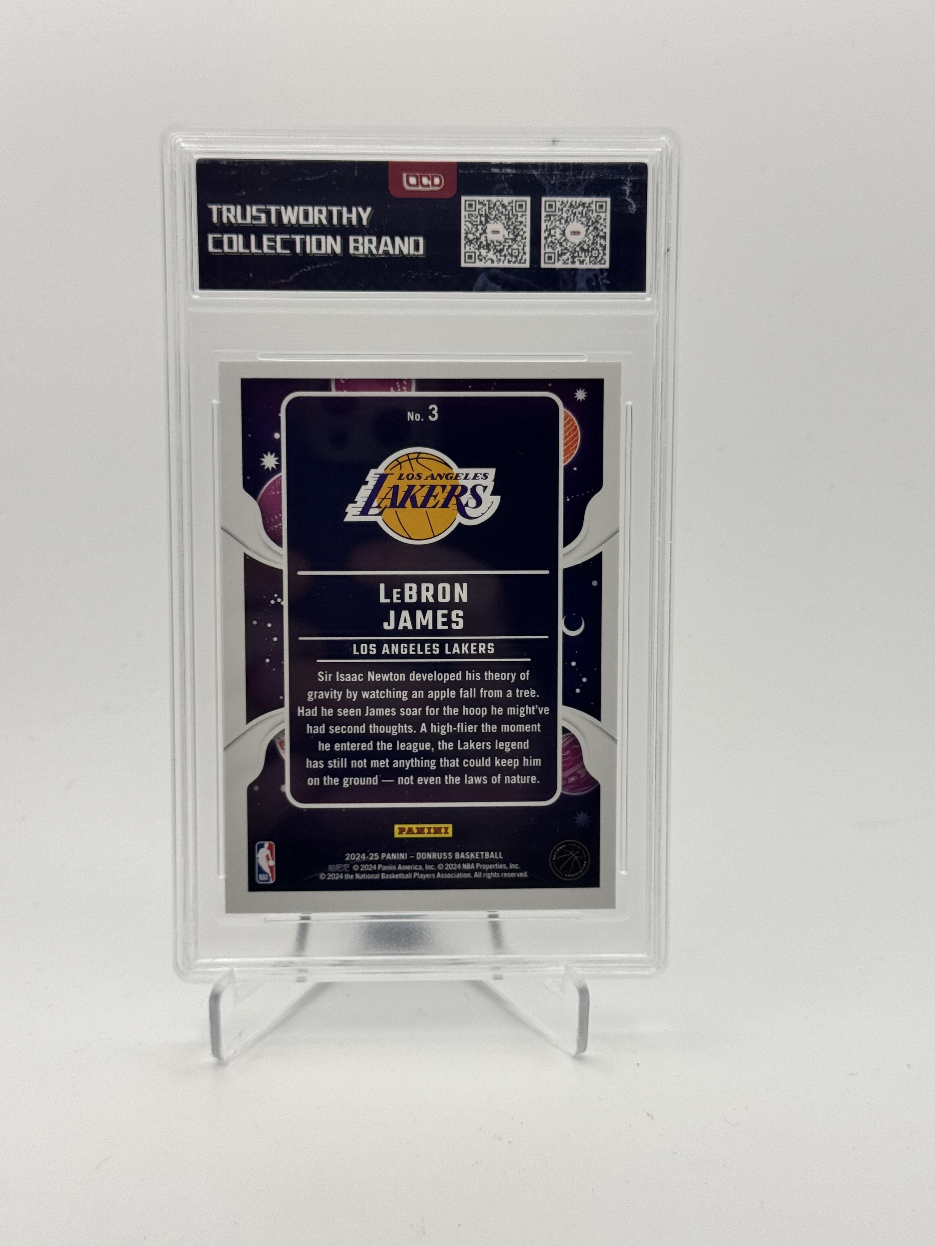 2024-25 Donruss #3 LeBron James Zero Gravity OCD-10