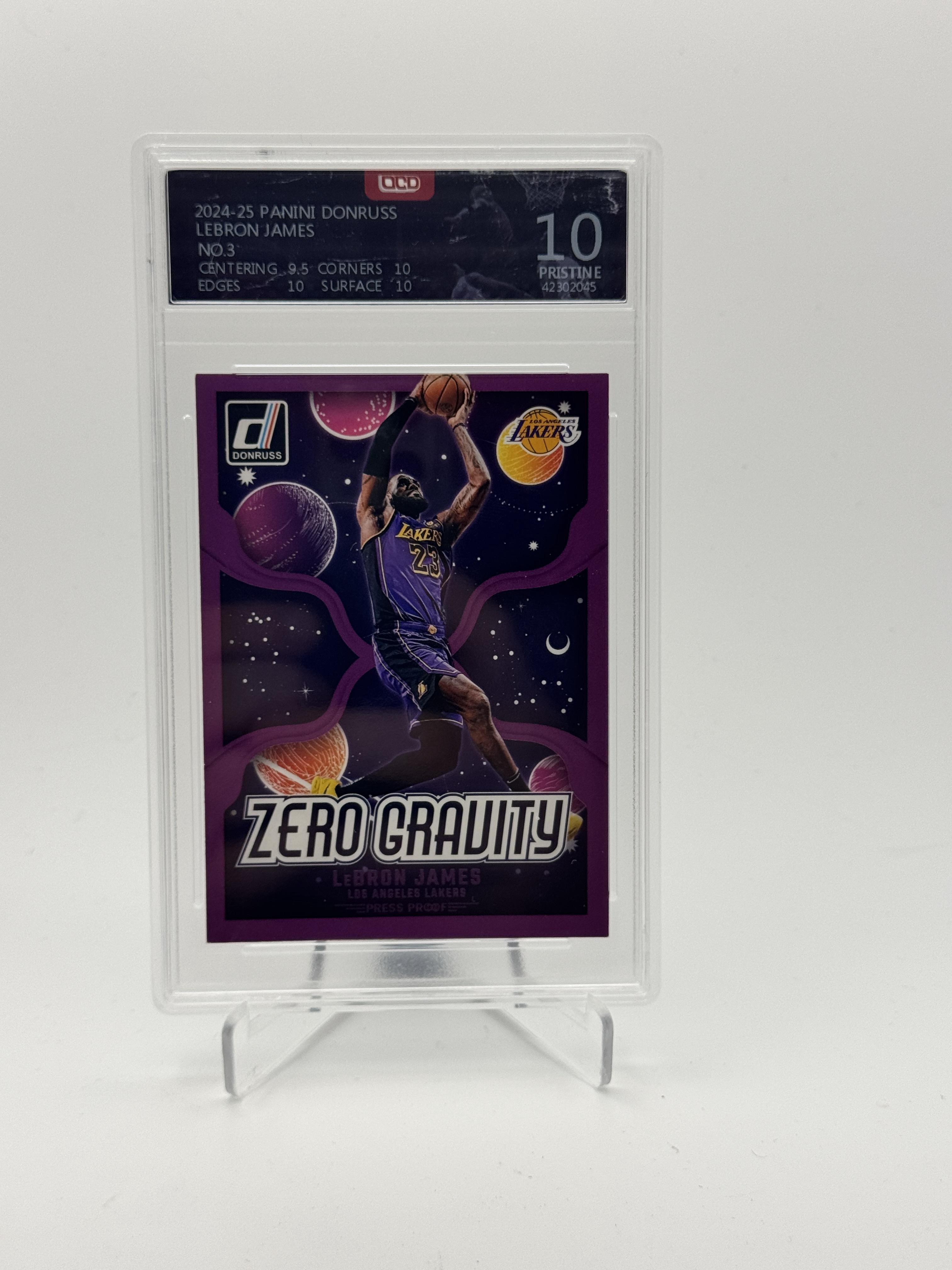 2024-25 Donruss #3 LeBron James Zero Gravity OCD-10