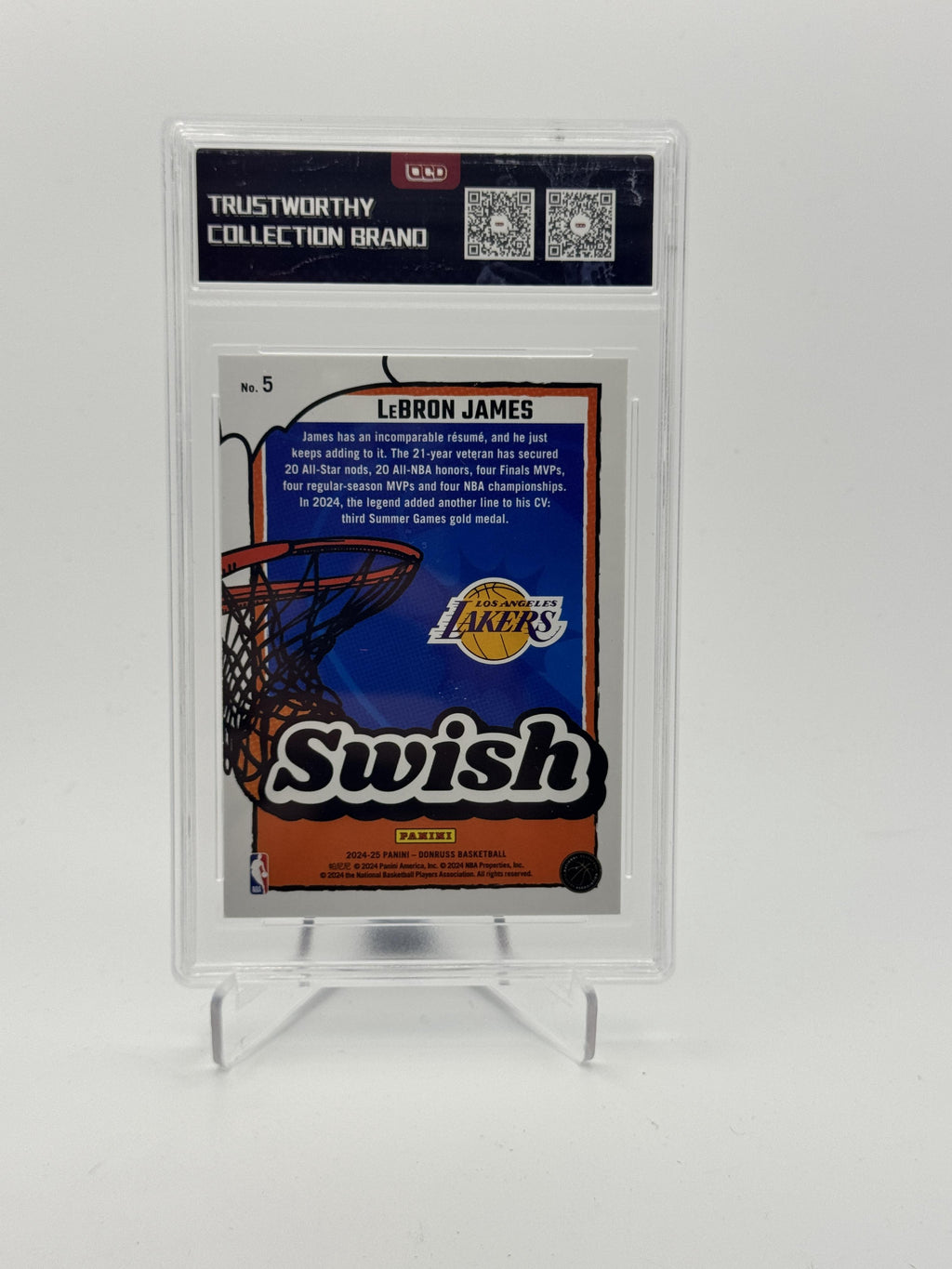 2024-25 Donruss #5 LeBron James Swish OCD - 10