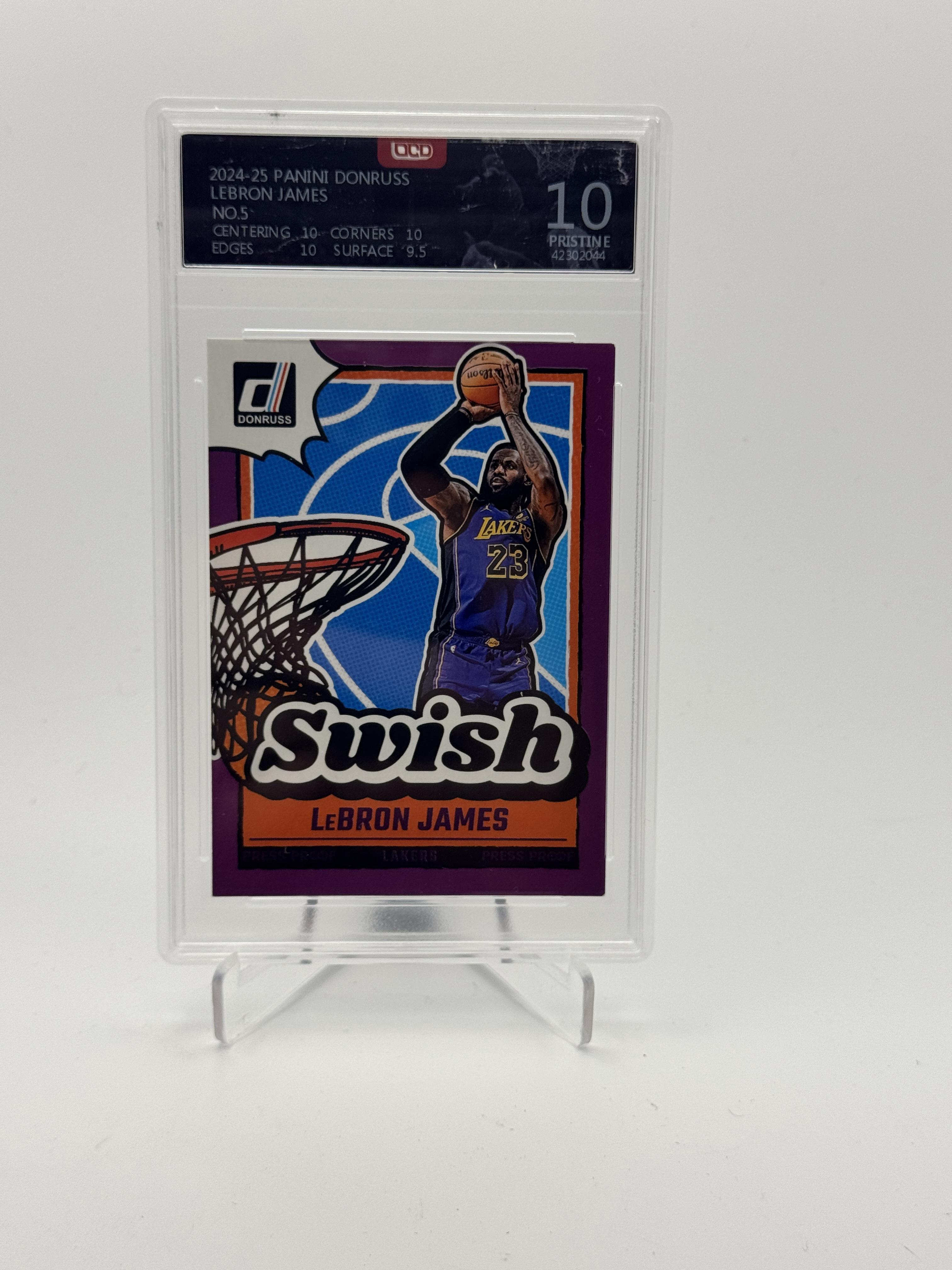 2024-25 Donruss #5 LeBron James Swish OCD - 10