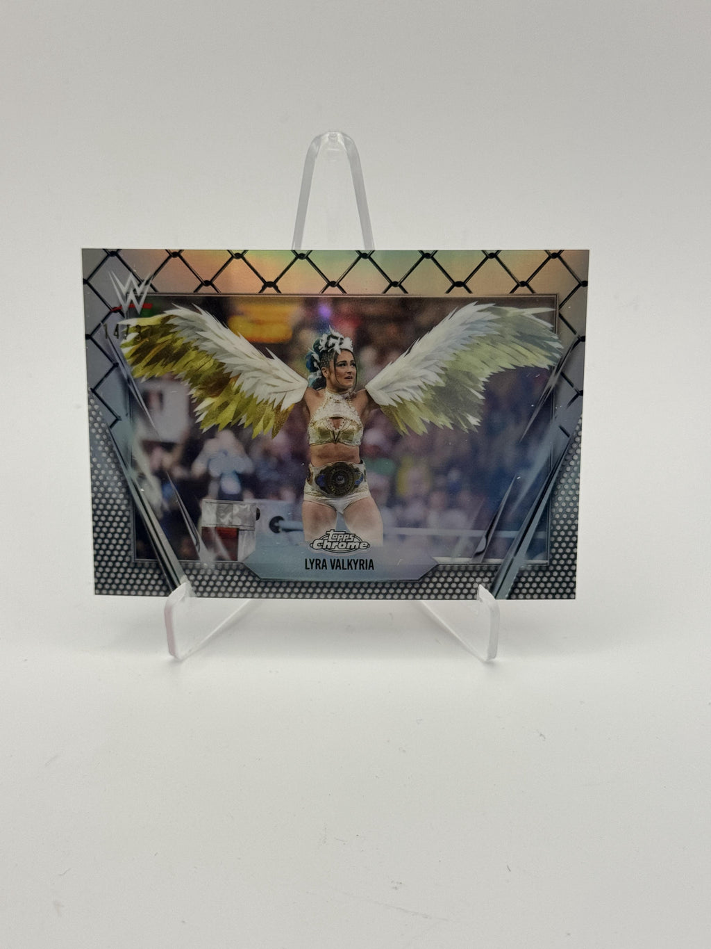 2026 Topps Chrome WWE #68 Lyra Valkyria Steel Cage Refractor