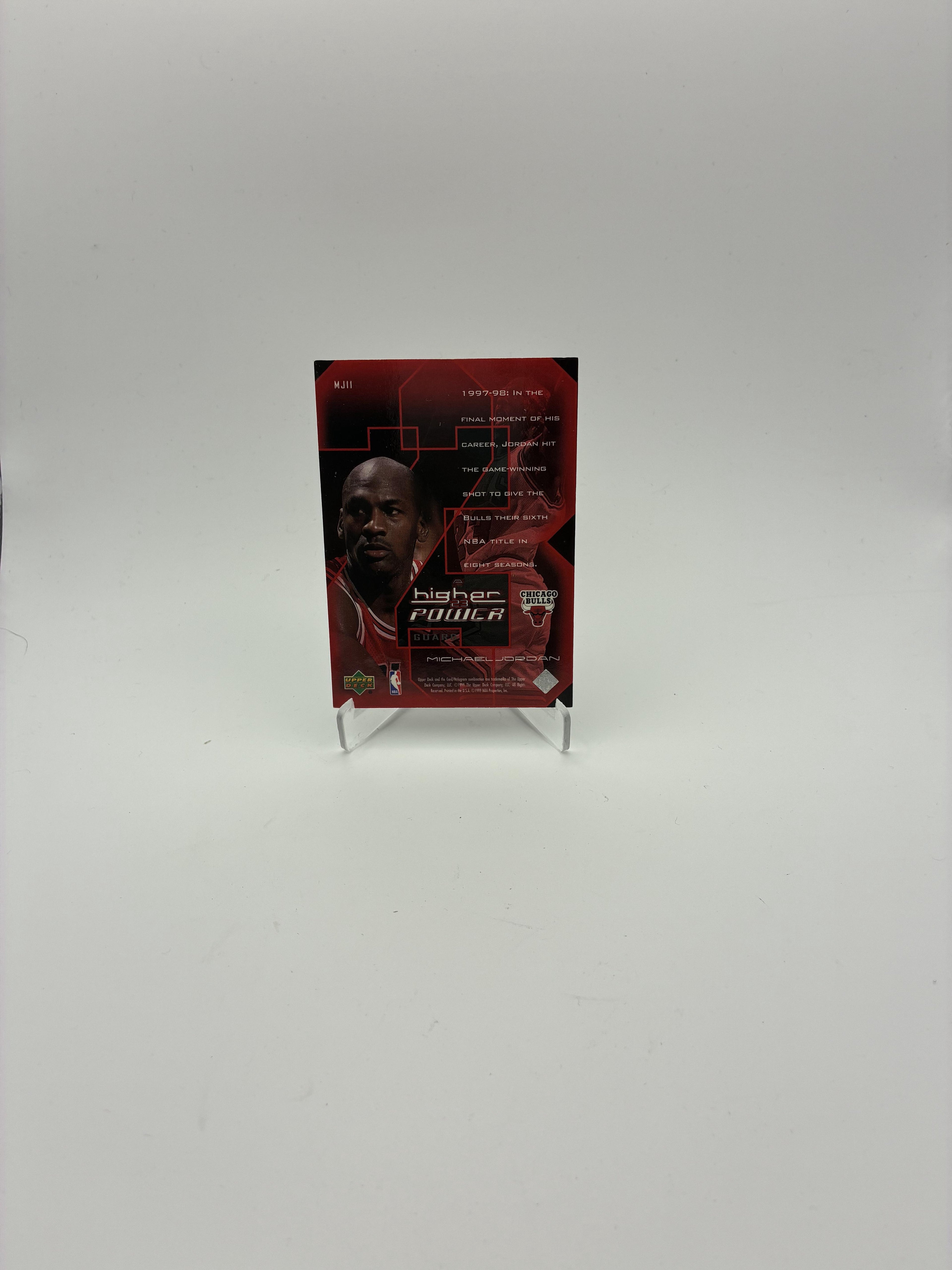 1999-00 Upper Deck #MJ11 Michael Jordan MJ: A Higher Power