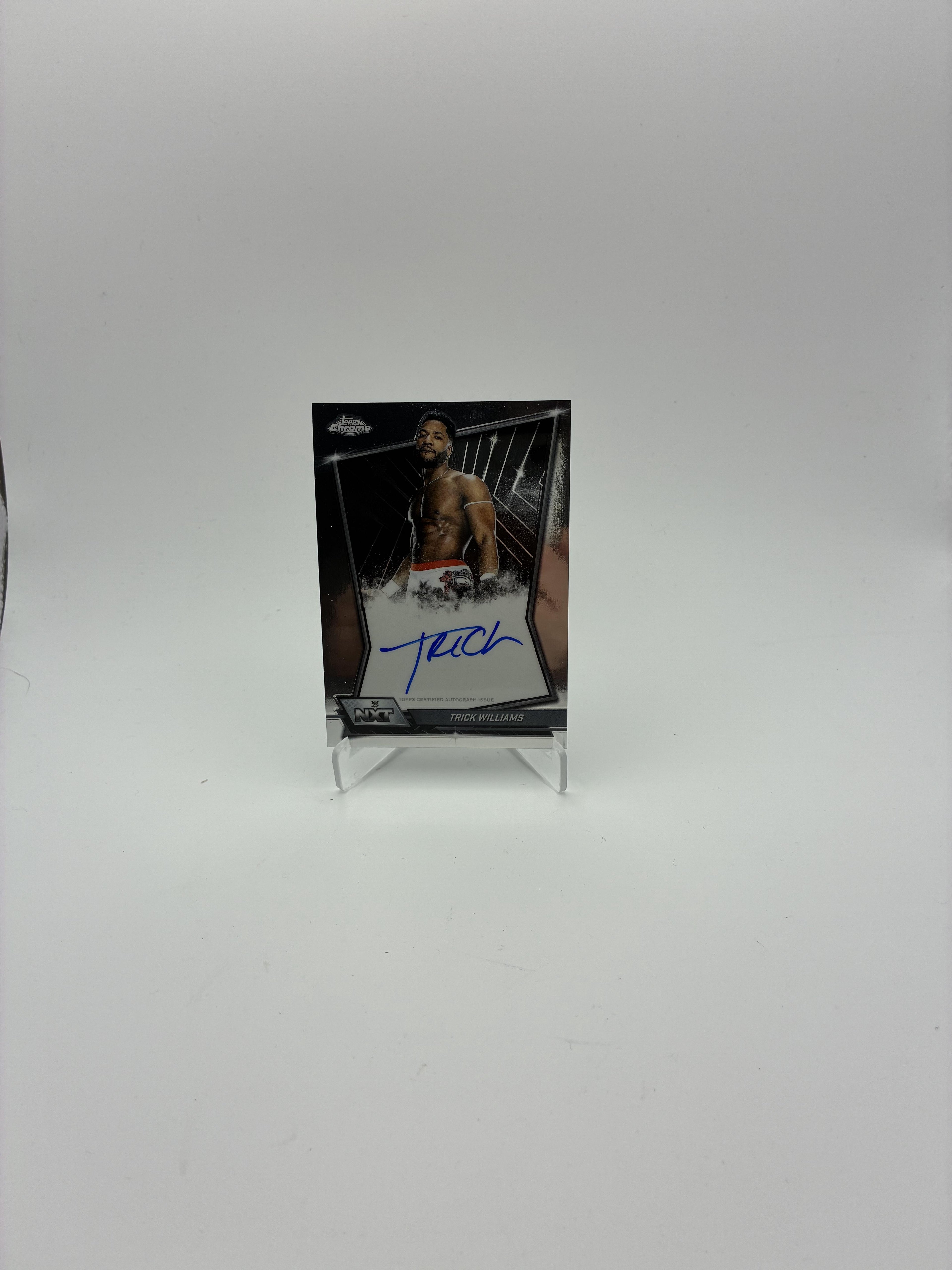2026 Topps Chrome WWE #NXT-TRI Trick Williams NXT Autographs