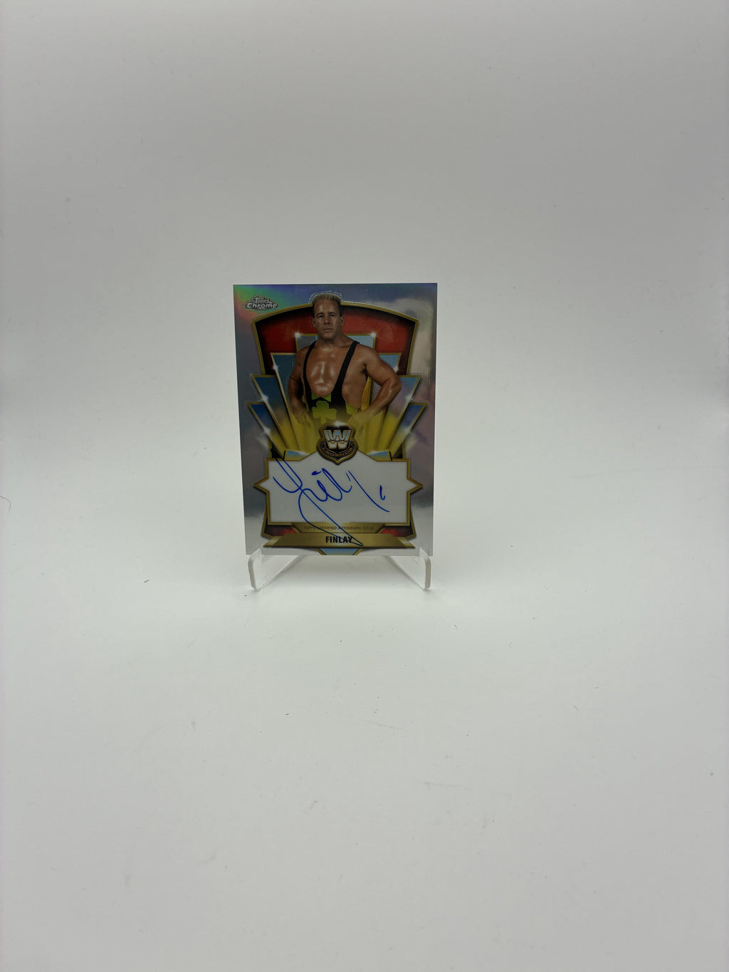 2026 Topps Chrome WWE #LCA-FL Finlay Legendary Chrome Autographs