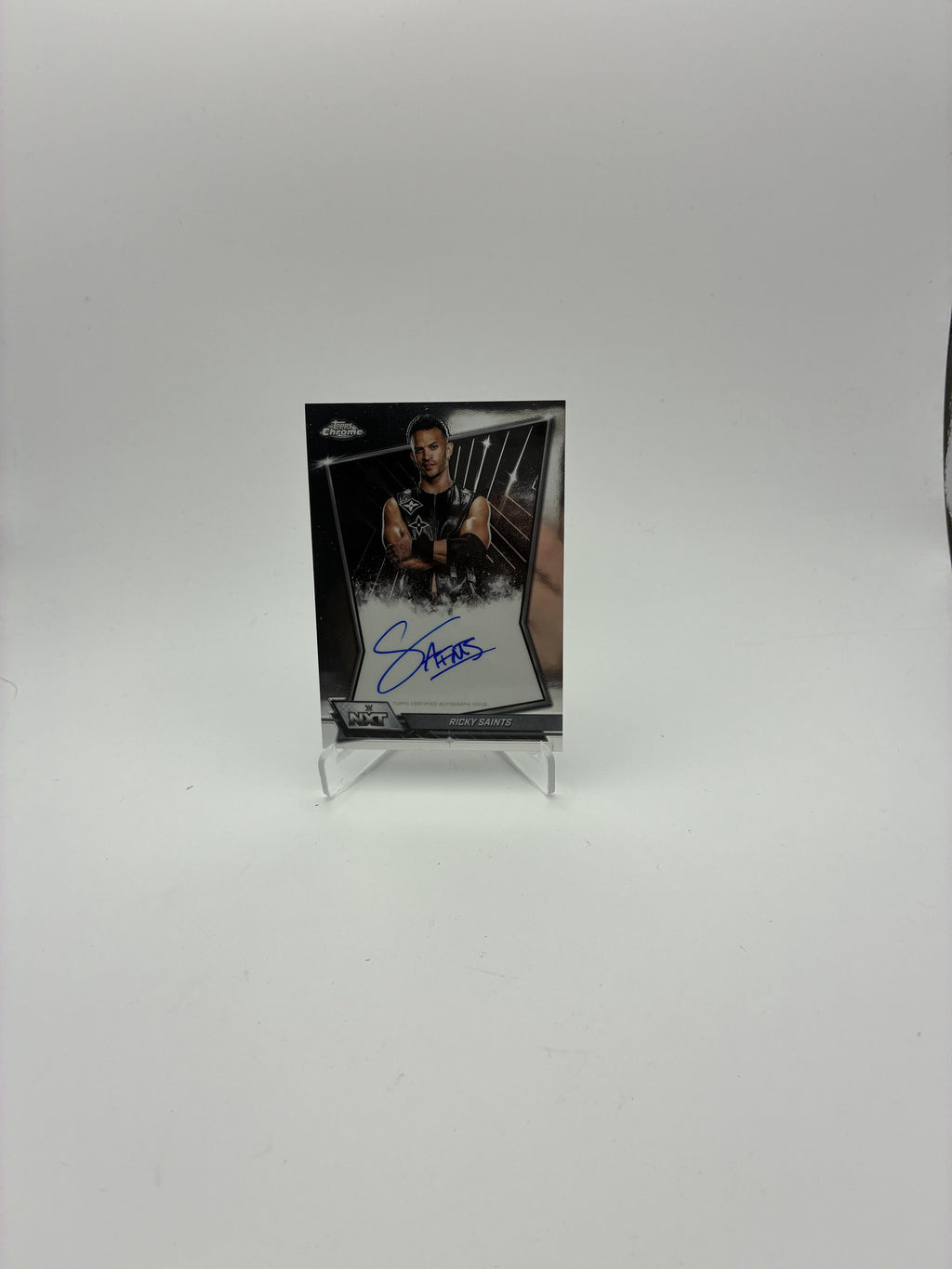 2026 Topps Chrome WWE #NXT-RIC Ricky Saints NXT Autographs