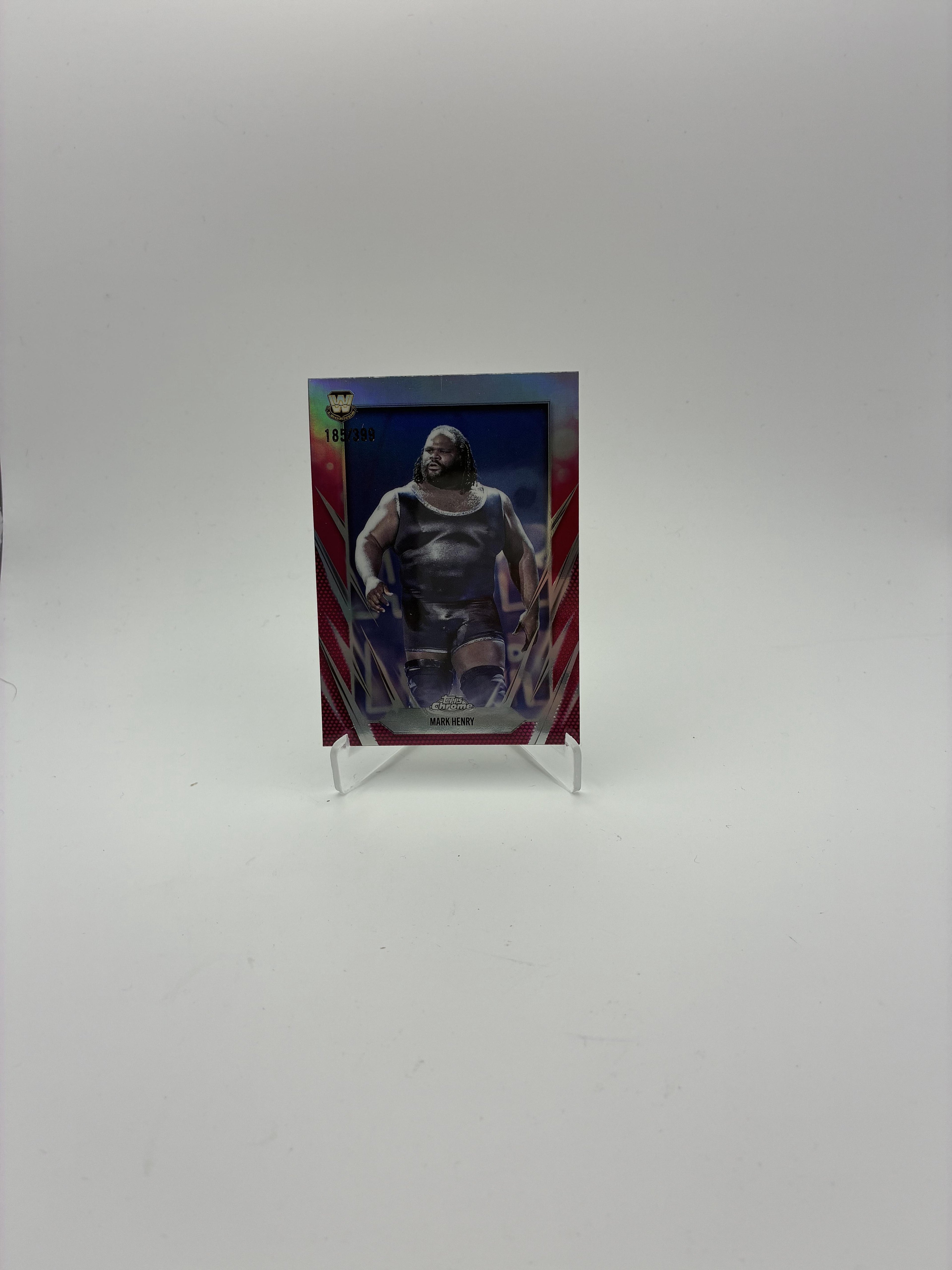 2026 Topps Chrome WWE #138 Mark Henry Magenta Refractor