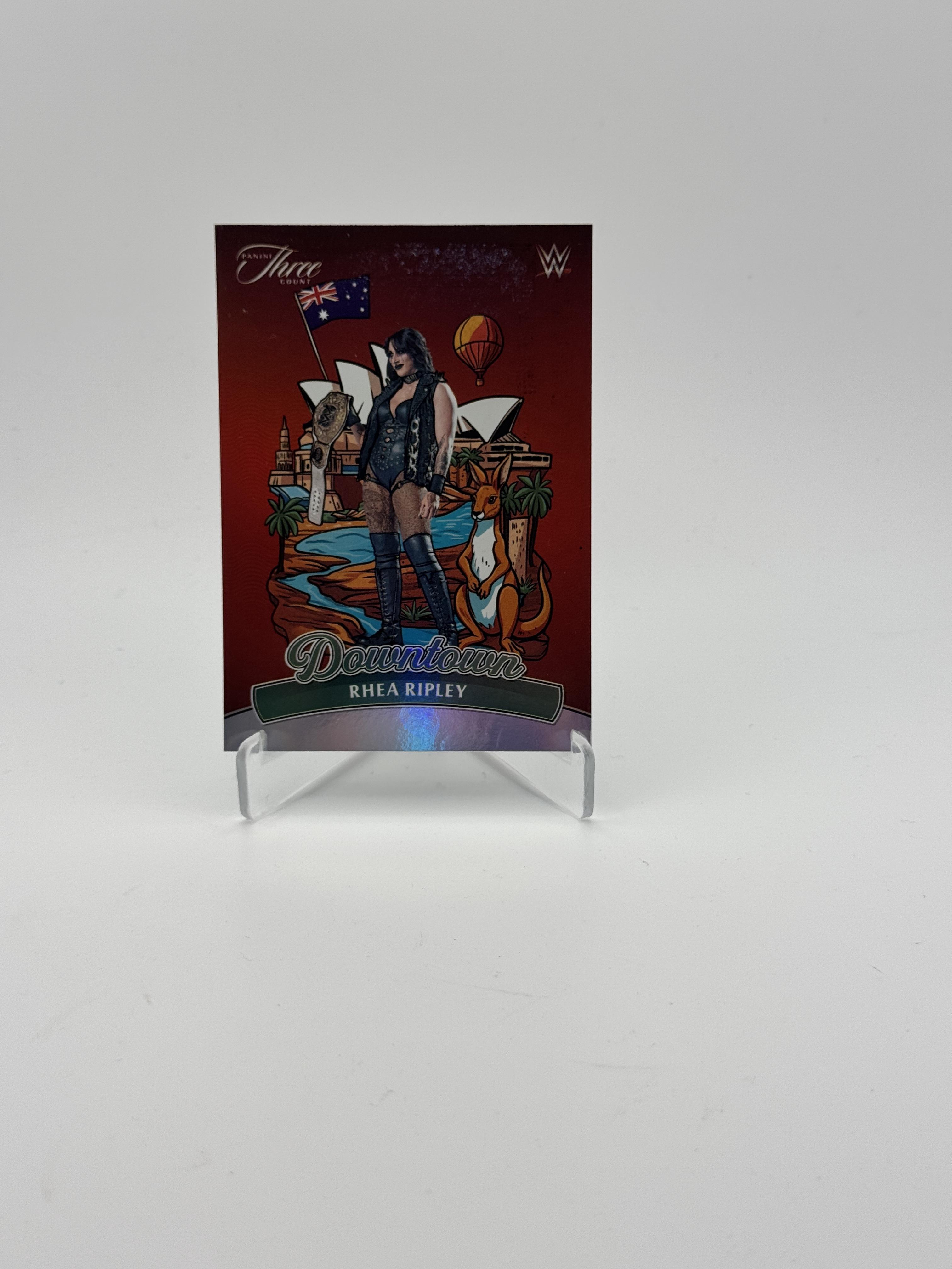 2024 Panini Three Count WWE #8 Rhea Ripley Downtown