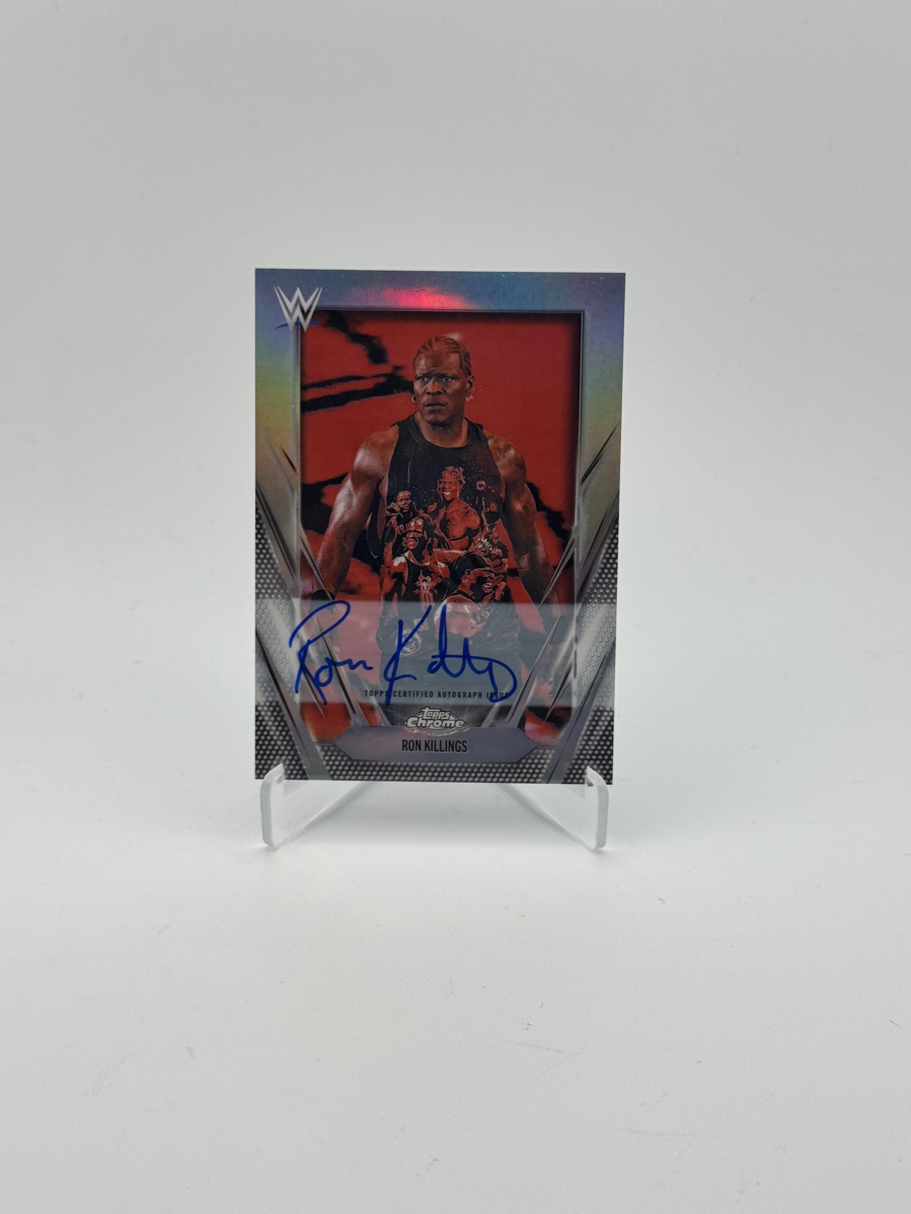 2026 Topps Chrome WWE #BCA-RTR Ron Killings Base Autographs