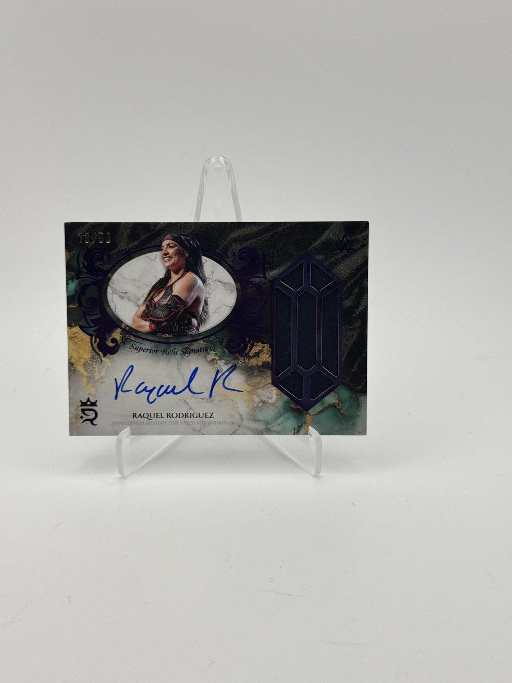 2025 Topps Royalty WWE #SUS-RRO Raquel Rodriguez Superior Relic Signatures