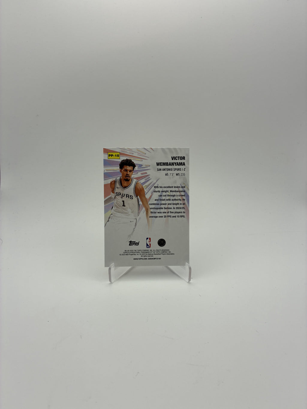 2025-26 Topps #PP-15 Victor Wembanyama Power Players