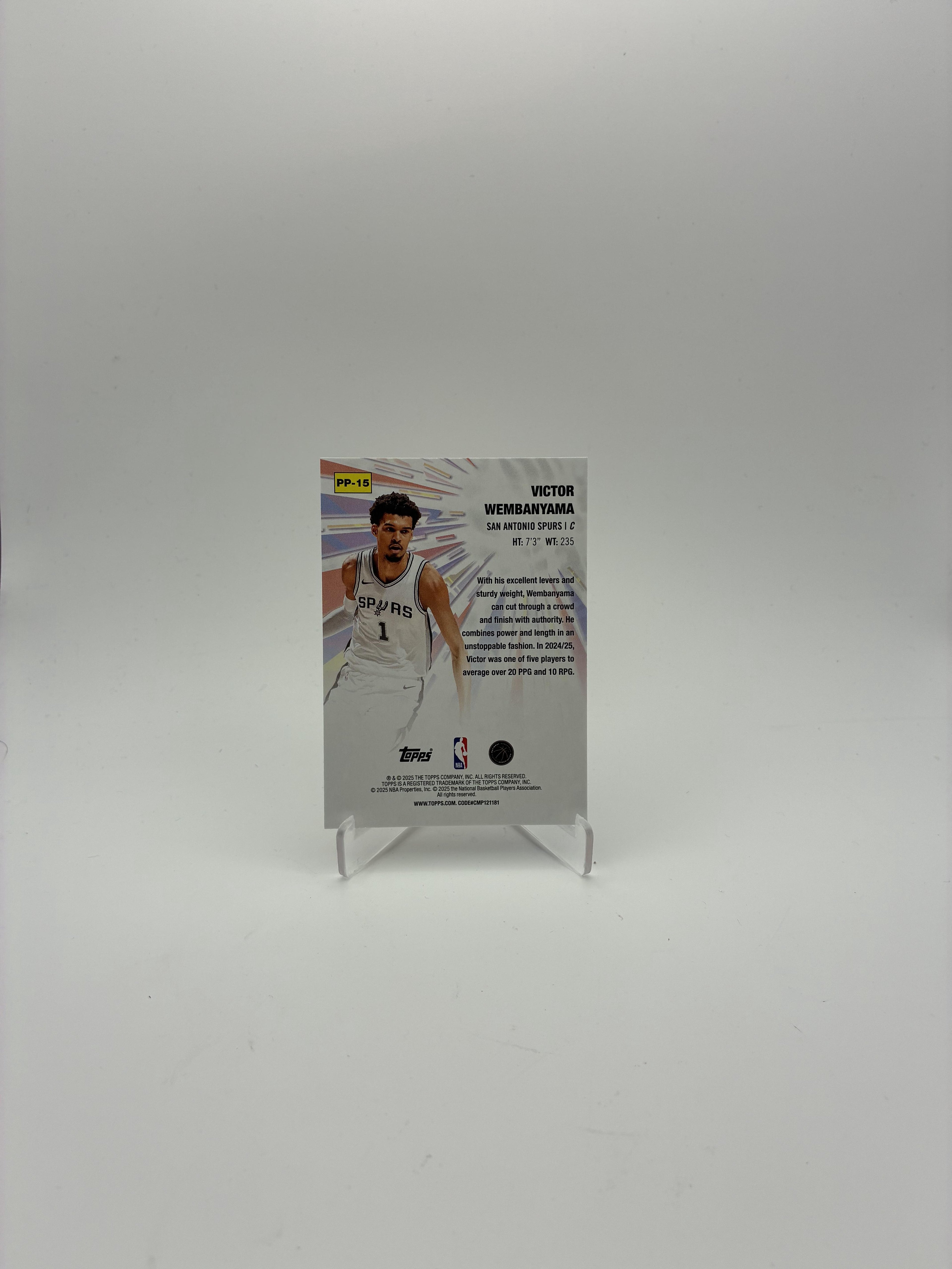 2025-26 Topps #PP-15 Victor Wembanyama Power Players