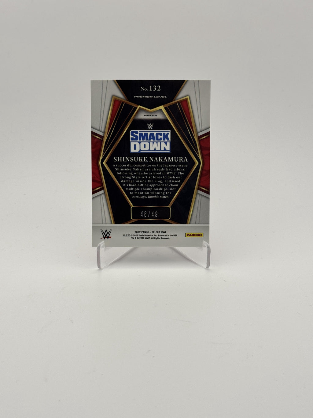 2023 Panini Prizm WWE #12 Sheamus Ring Royalty Prizms Mojo #/25