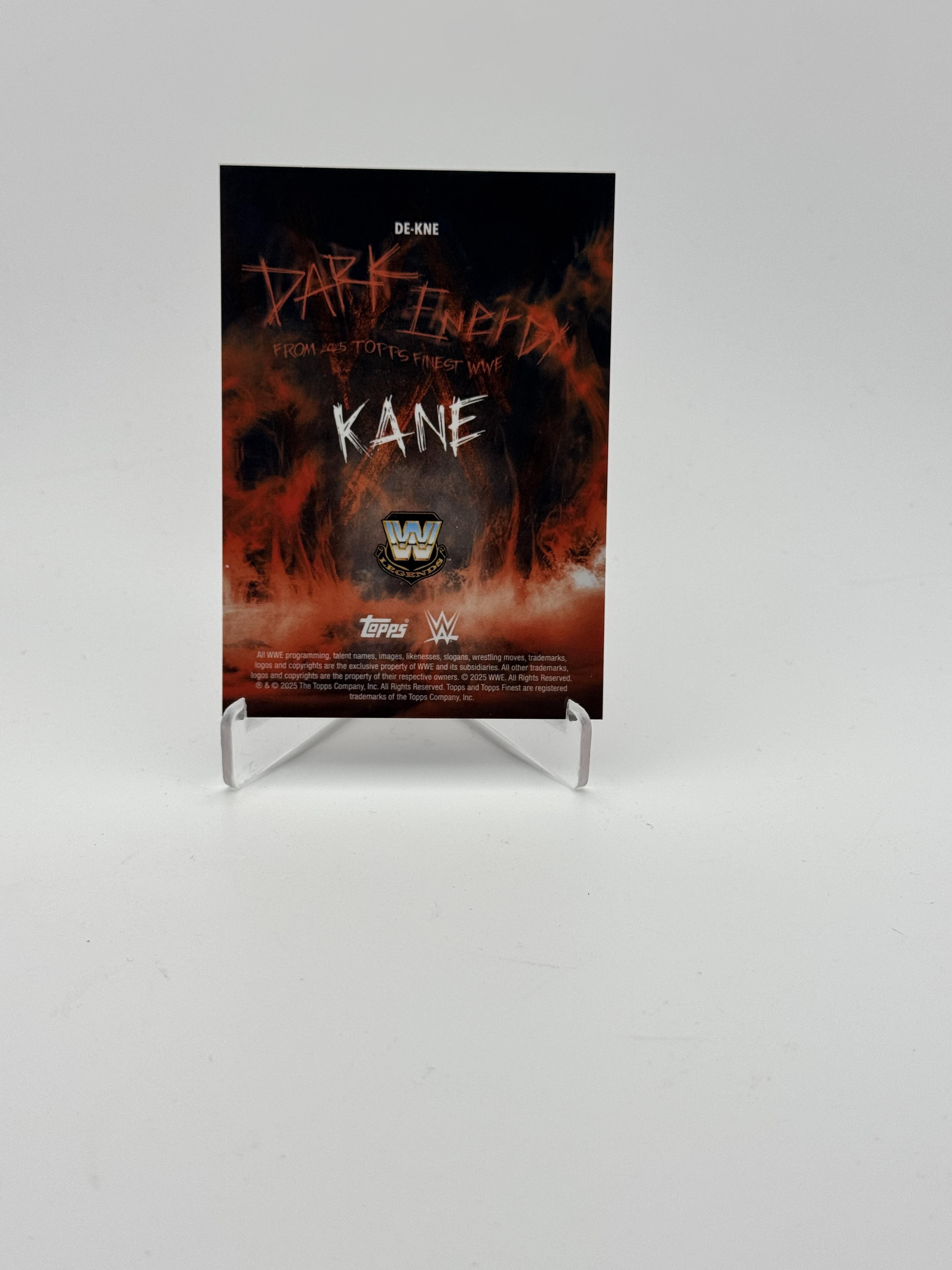 2025 Topps Finest WWE #DE-KNE Kane Dark Energy