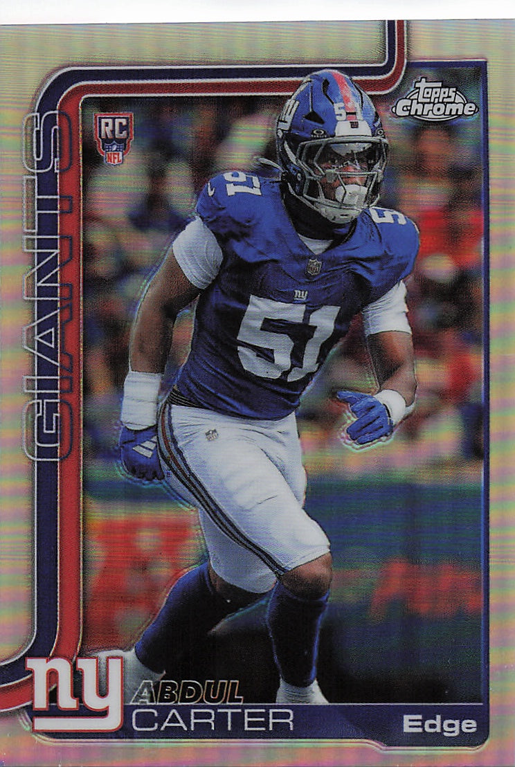 2025 Topps Chrome #350 Abdul Carter Refractor