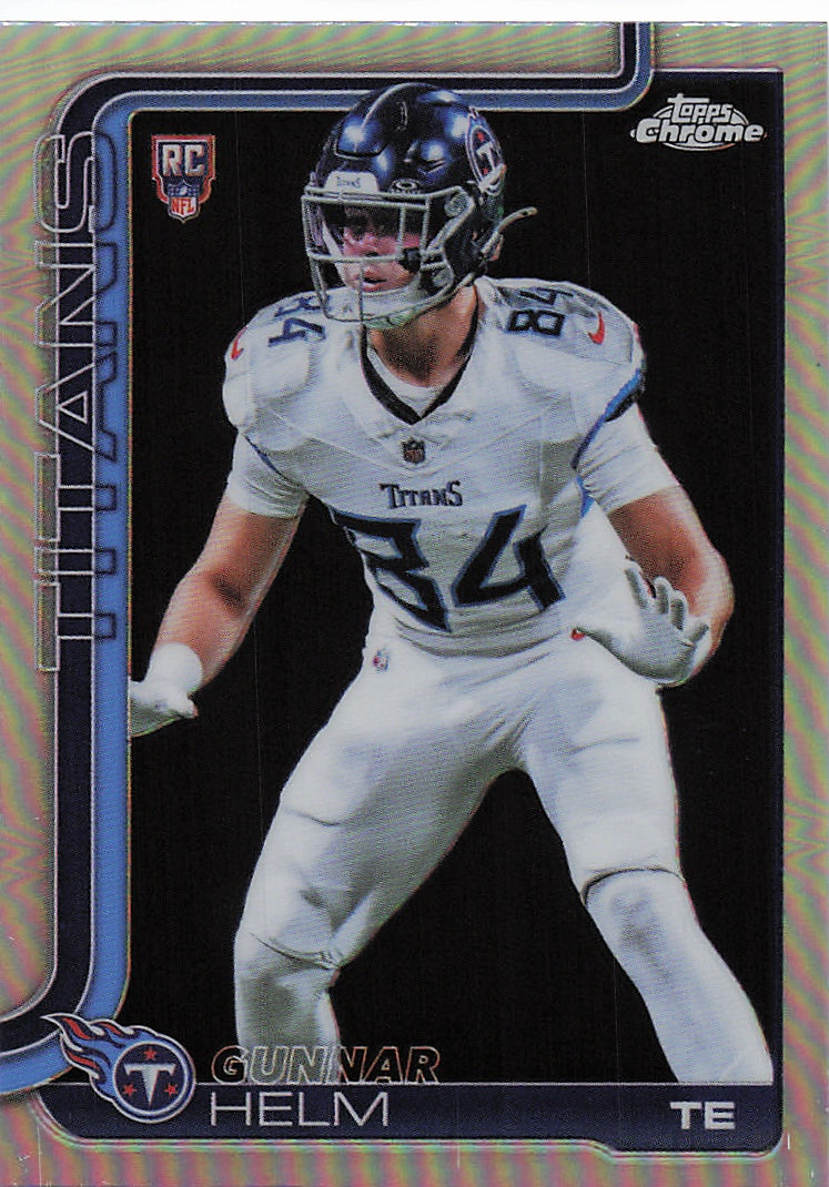 2025 Topps Chrome #305 Gunnar Helm Refractor