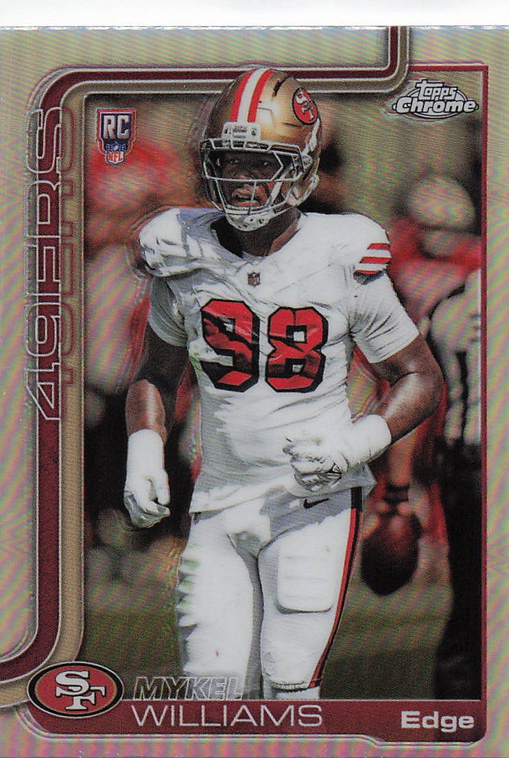 2025 Topps Chrome #352 Mykel Williams Refractor